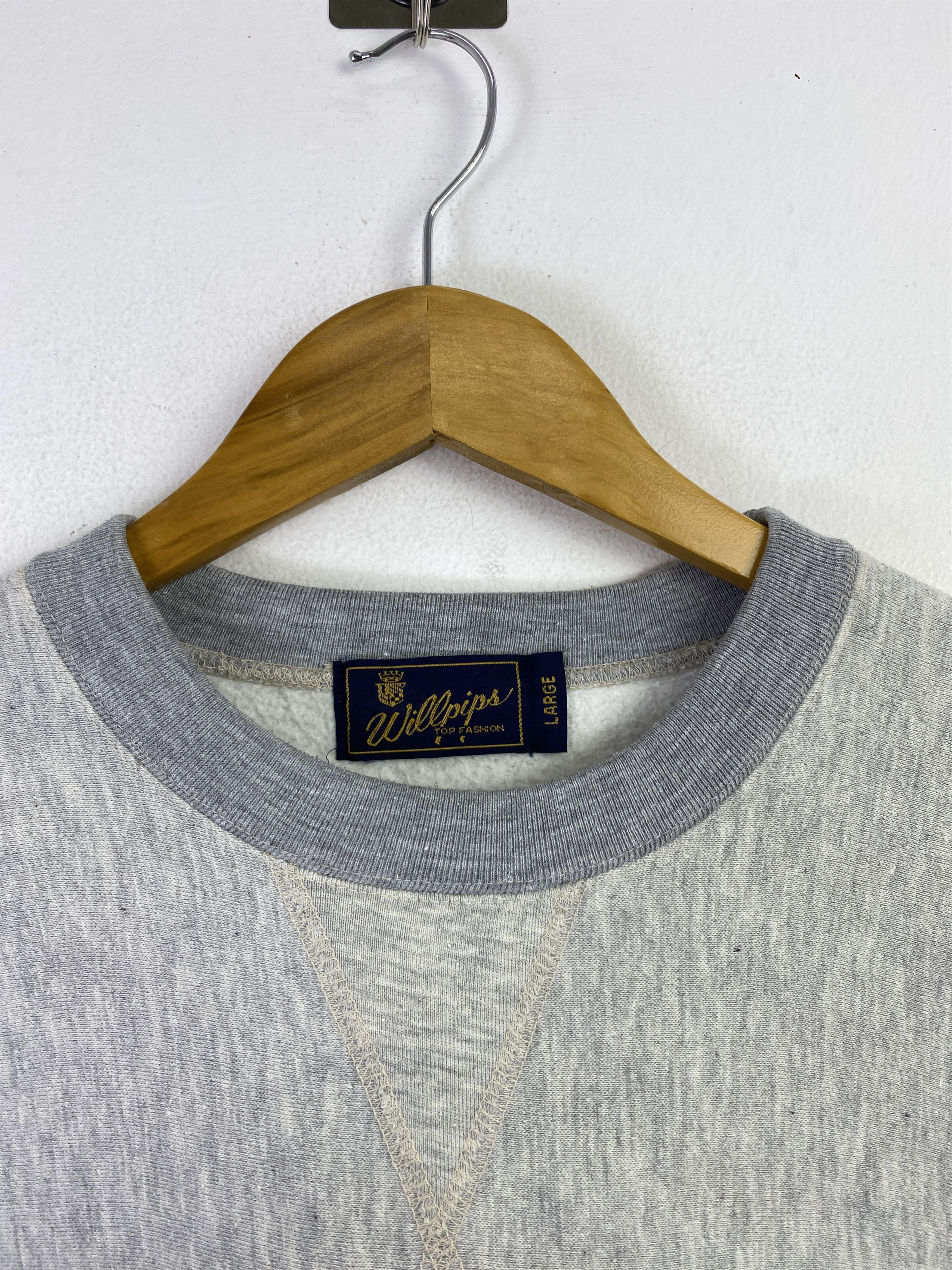 Vintage Vintage Plain Crewneck Pullvoer Fleece Sweatshirt SH0362 Size US L / EU 52-54 / 3 - 8 Thumbnail