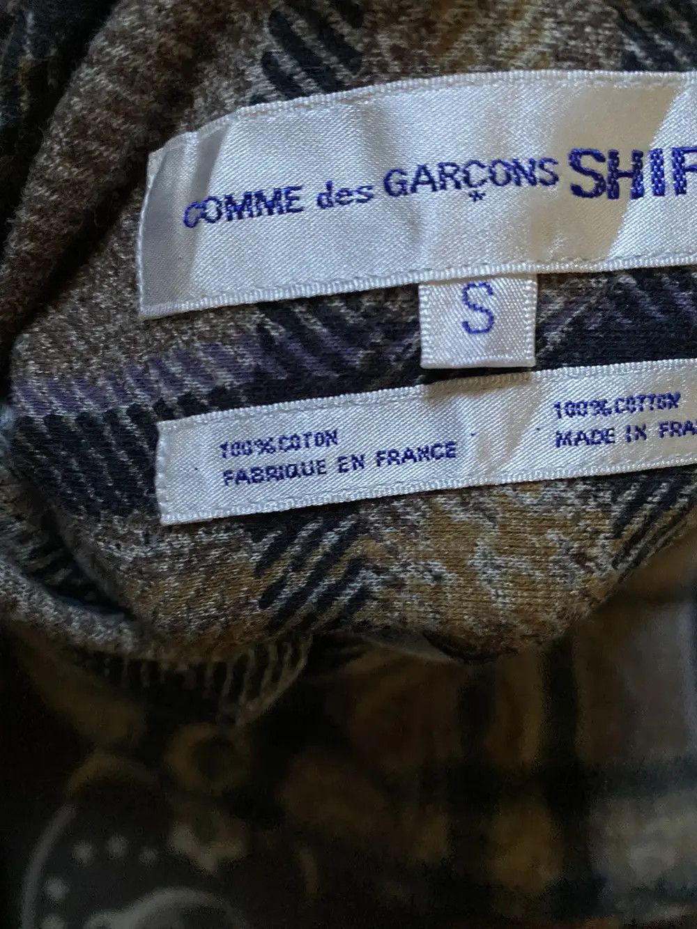 Comme des Garcons Rare Design Comme Des Garçons Flannel Shirt Jacket Size US S / EU 44-46 / 1 - 7 Thumbnail