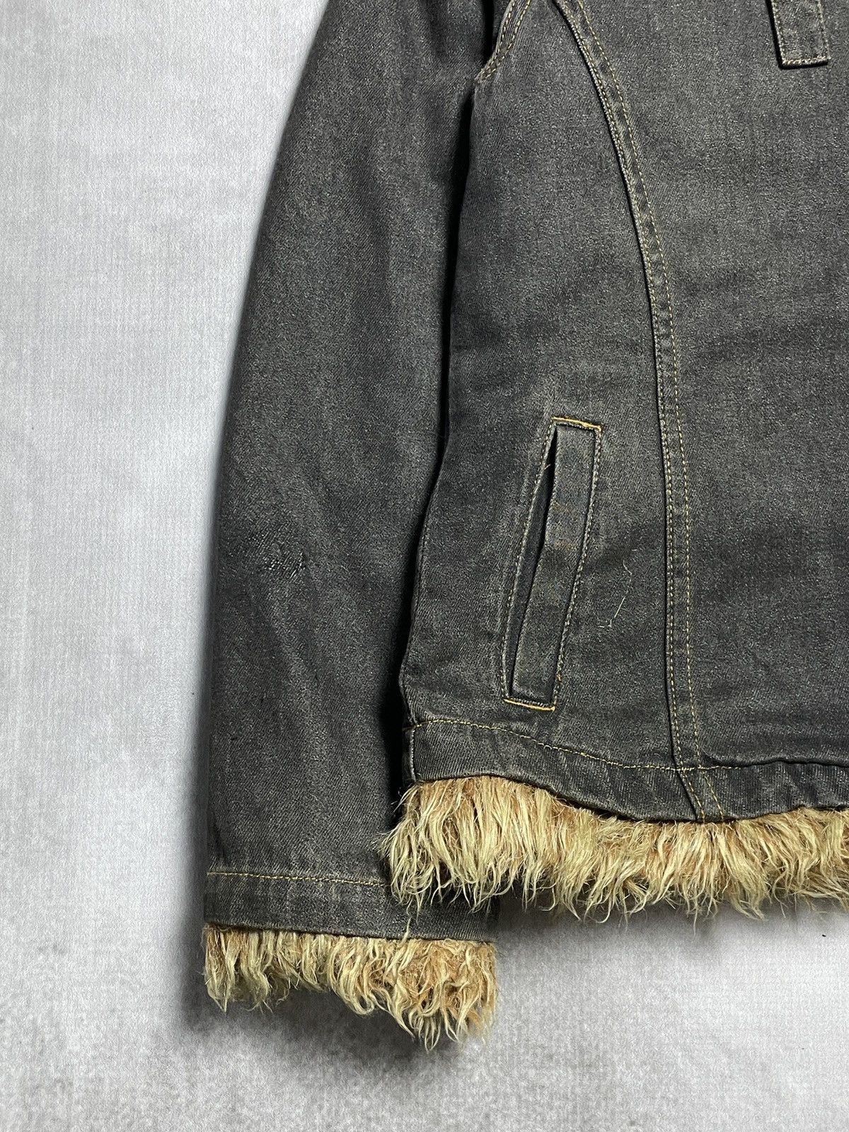 Japanese Brand 2000’s El.Road - Vkei Style Trim Fur Jacket Size US M / EU 48-50 / 2 - 3 Thumbnail