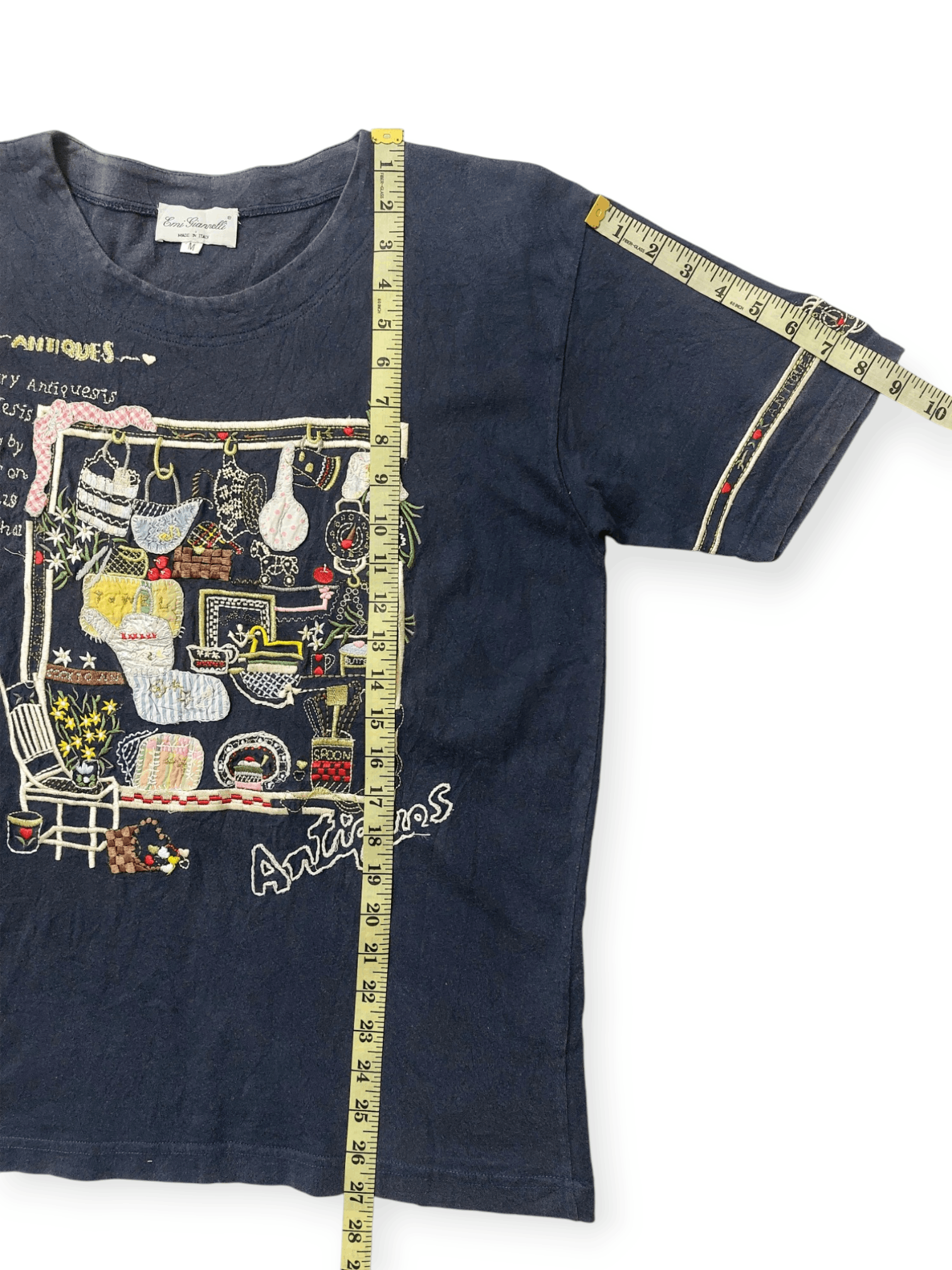 Calugi e Gianelli Embroidery Emi Gianelli Country Antiques T-Shirt Size US M / EU 48-50 / 2 - 13 Thumbnail