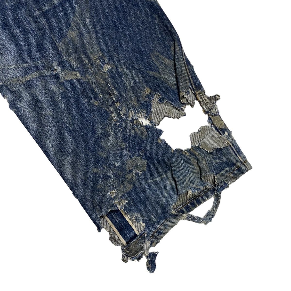 Levi's Levis Selvedge 501XX Big E Vintage distressed Size US 33 - 18 Thumbnail