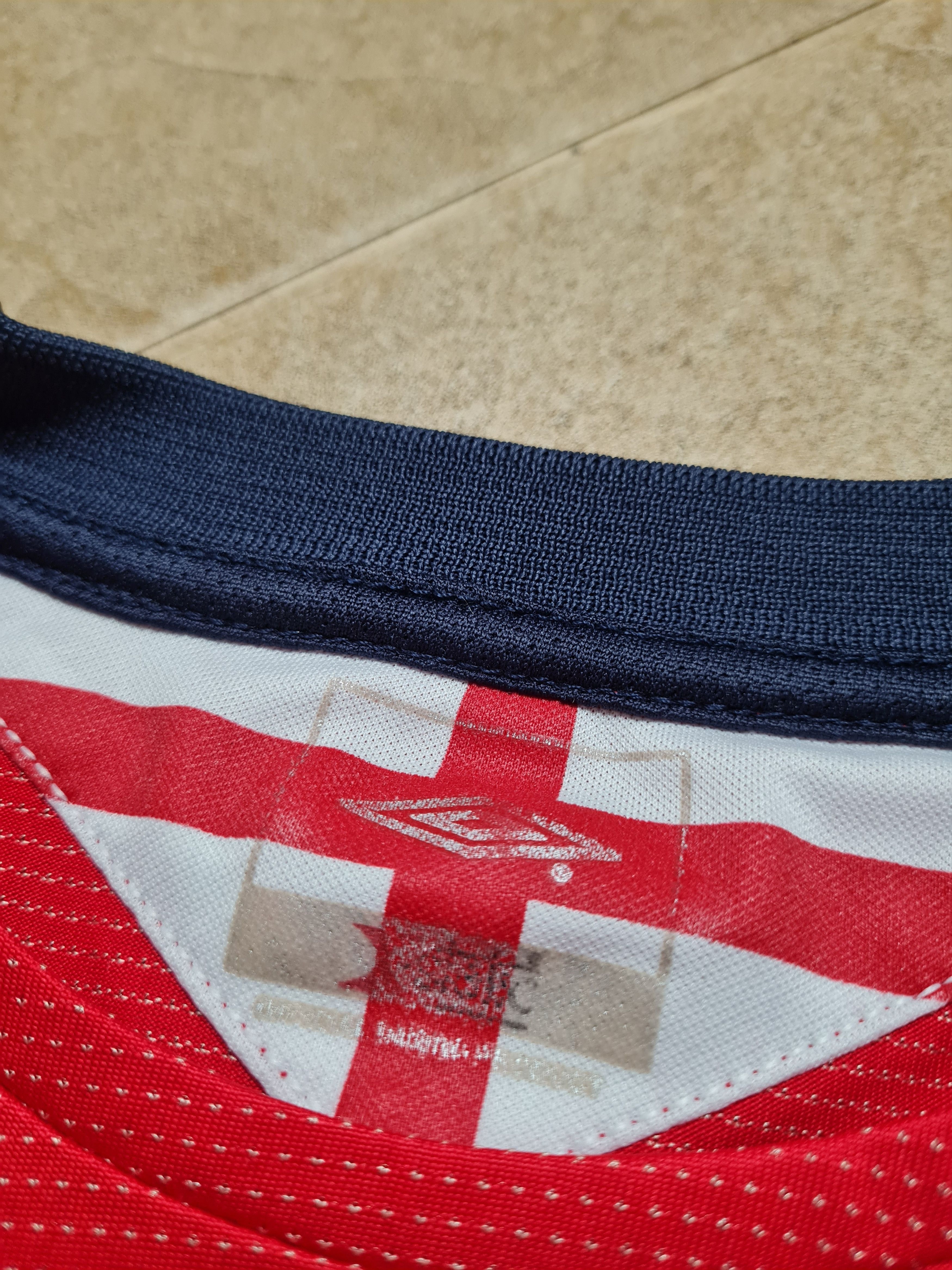 Umbro 2004/2006 England 7 Beckham Red Away Soccer Shirt Kit Umbro Size US S / EU 44-46 / 1 - 12 Thumbnail
