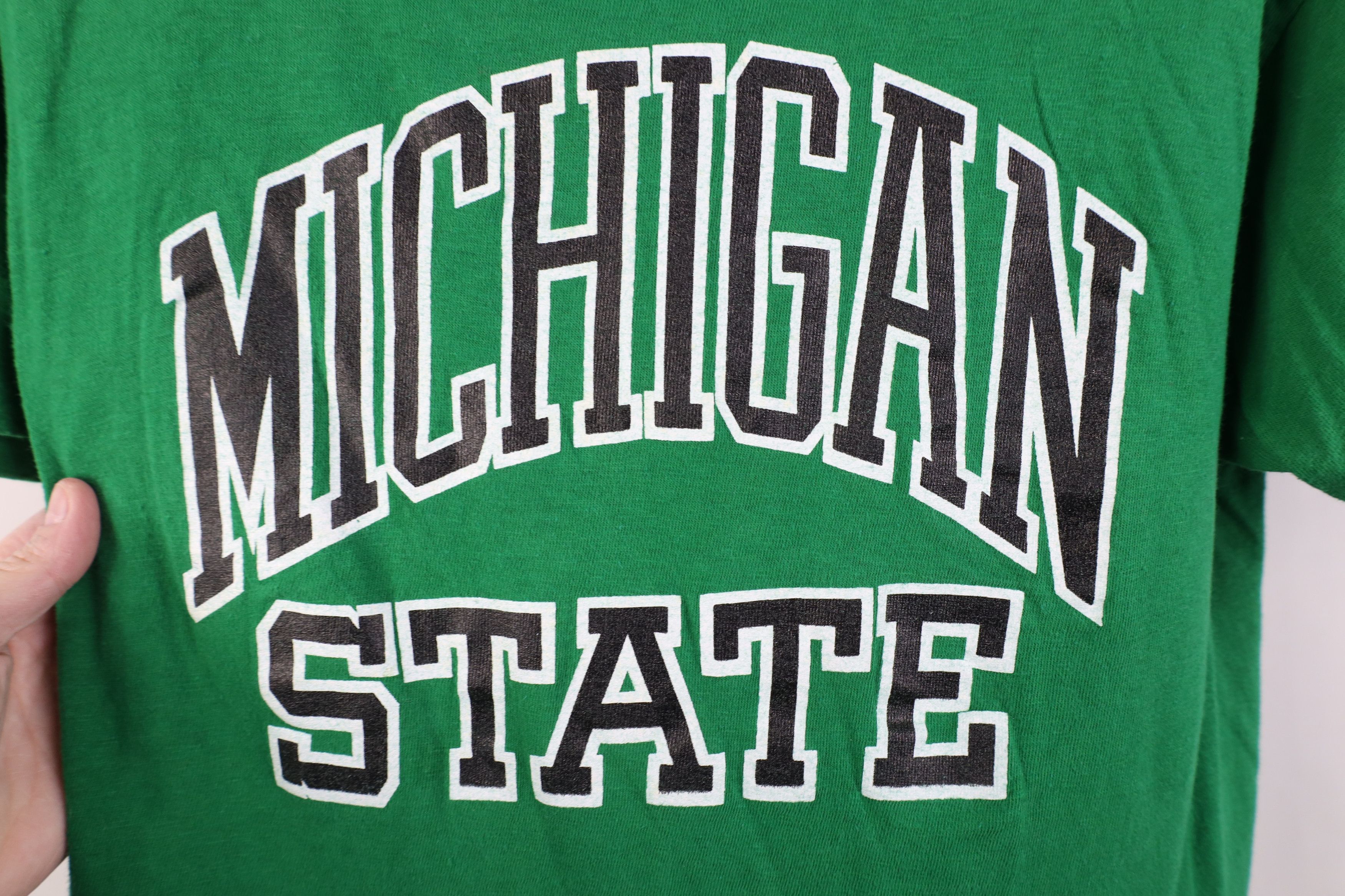 Starter Vintage 90s Starter Michigan University Short Sleeve T-Shirt Size US M / EU 48-50 / 2 - 4 Thumbnail