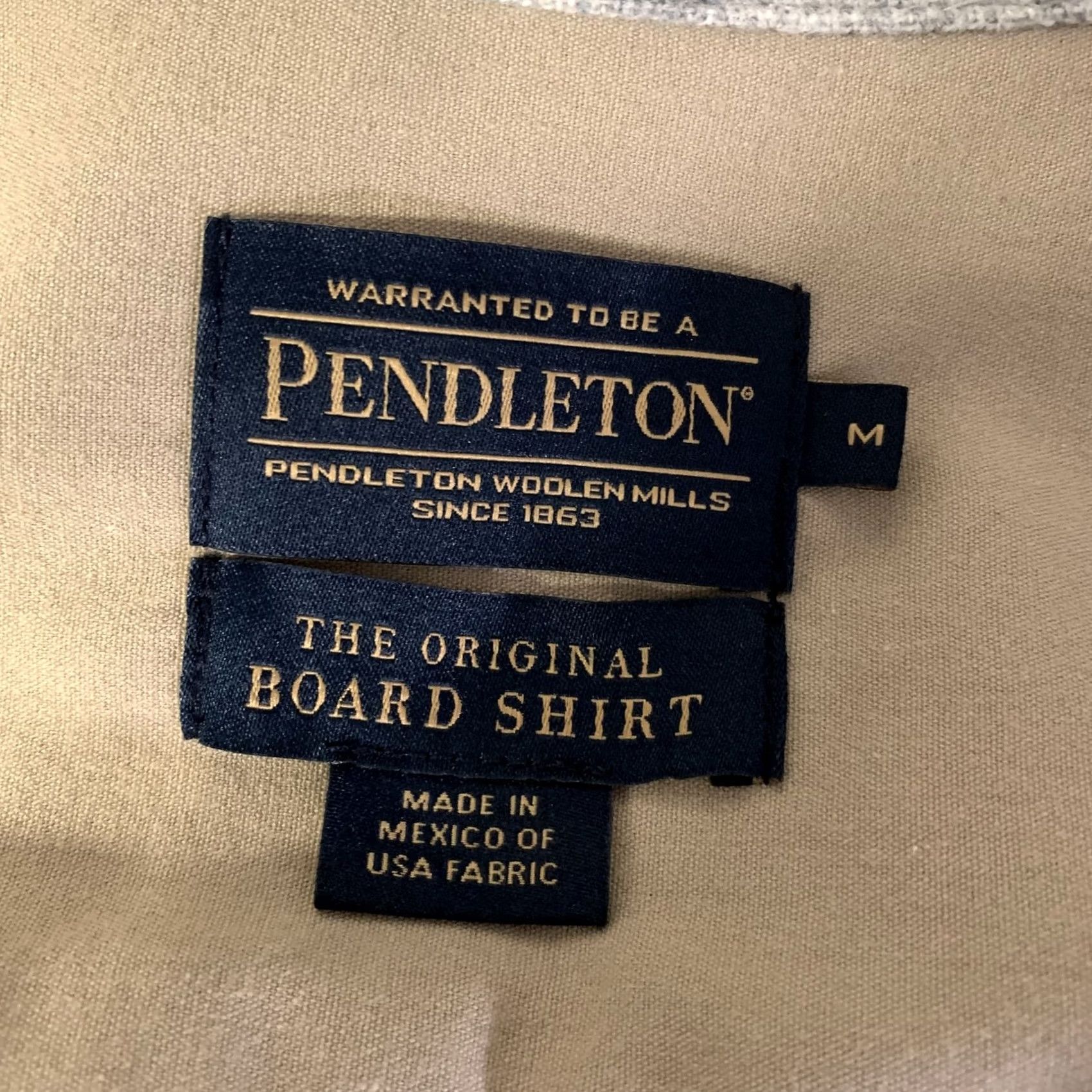 Pendleton PENDLETON Long Sleeve Shirt Size M Grey Heather Wool Size US M / EU 48-50 / 2 - 5 Thumbnail
