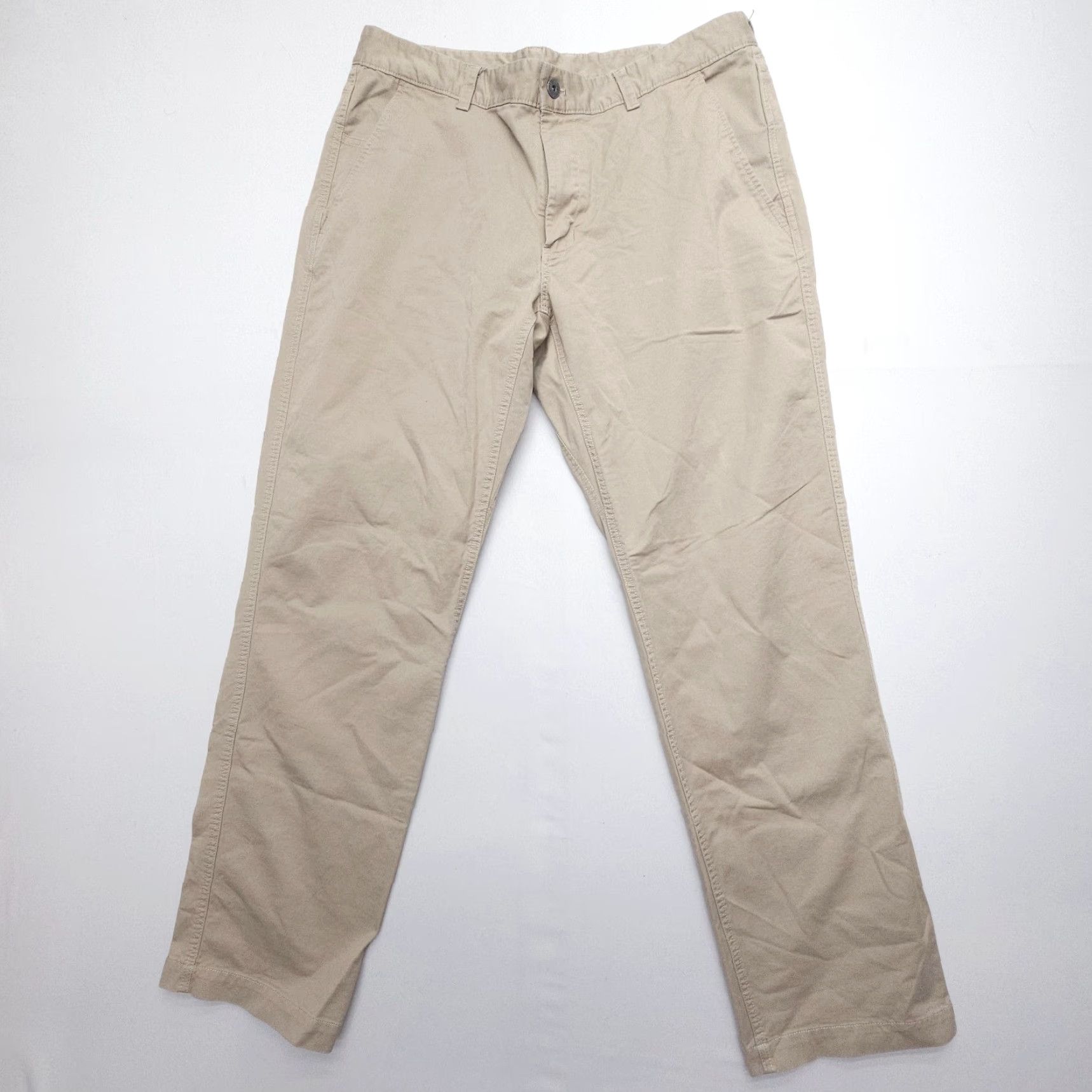 The North Face The North Face Pants Mens 38 Chino Straight Regular 5-Pocket Beige Cotton Twill Workwear Casual, Outdoor, Business, Travel Mens Size US 38 / EU 54 - 2 Thumbnail