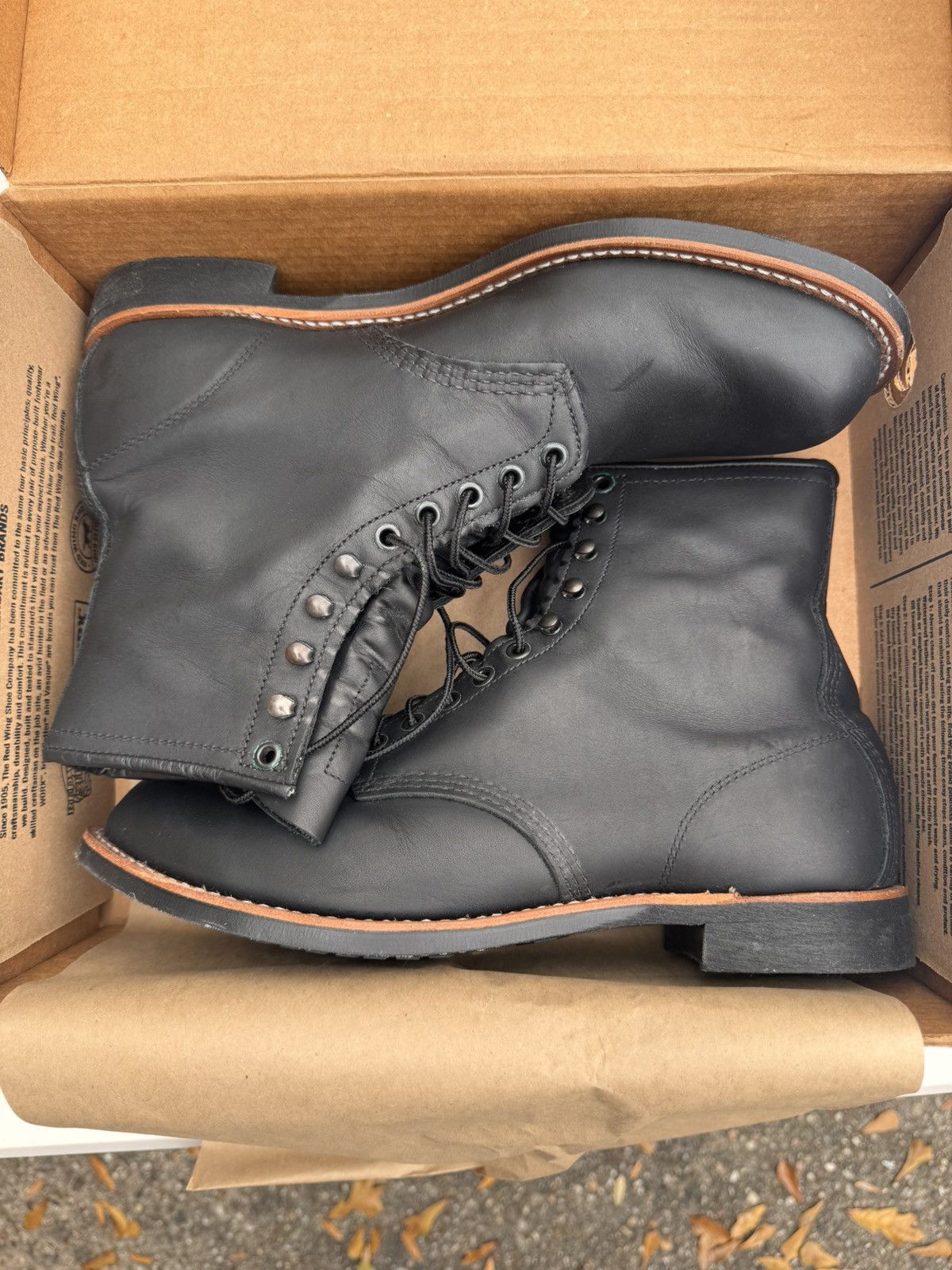 Red Wing Red Wing 2944 Harvester 8” Black Harness RARE Size US 12 / EU 45 - 3 Thumbnail