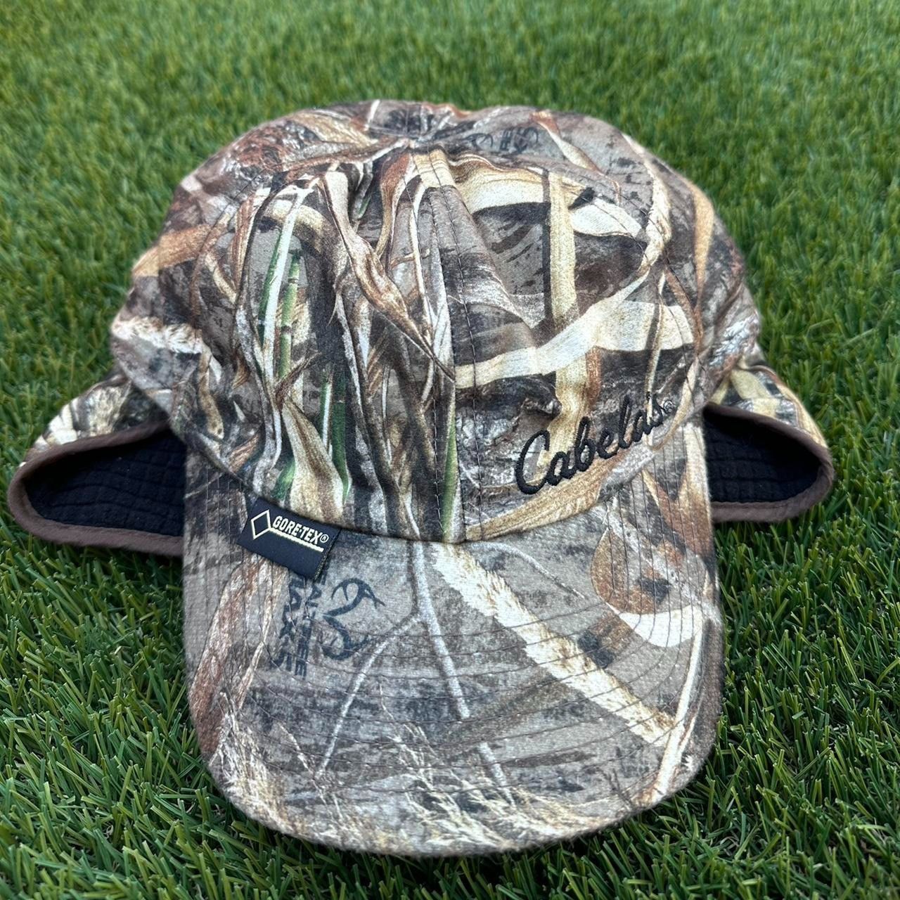 Cabelas × Goretex × Vintage ViVintage Cabelas Camo GoreTex Thinsulate 40 Gram Trapper Ha Size ONE SIZE - 3 Thumbnail