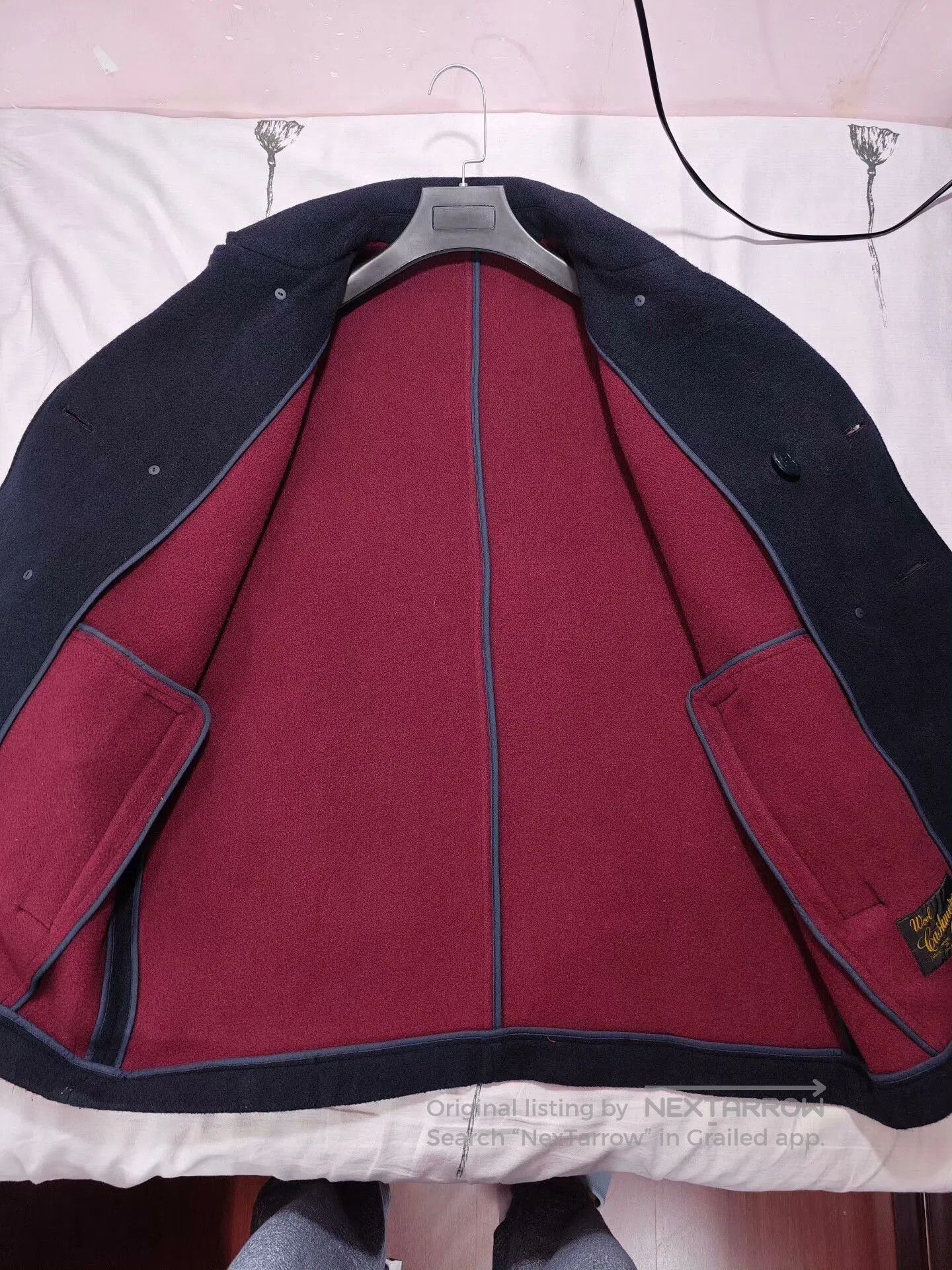 Japanese Brand Italian Wool Cashmere Double-Faced Jacket. Size US M / EU 48-50 / 2 - 6 Thumbnail