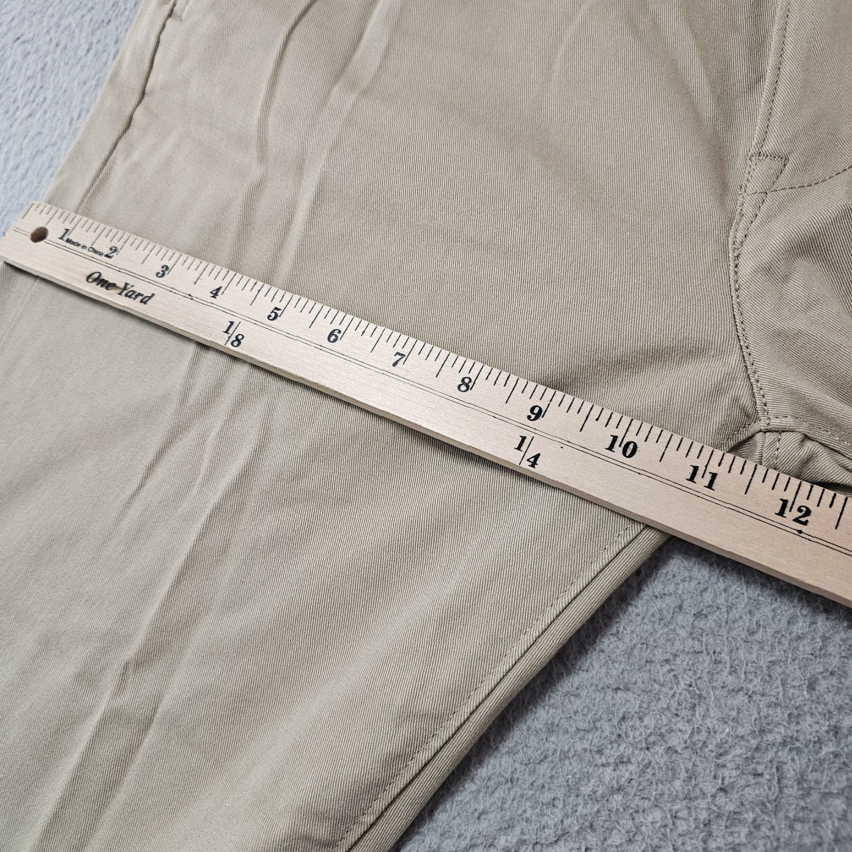 Levi's Levi's Pants Mens 32x31 Khaki Stretch Chino Elastic Cuffs Flat Front Pockets Casual Vintage No 32x34 Waist 32 Inseam 31 Mens Size US 32 / EU 48 - 5 Thumbnail