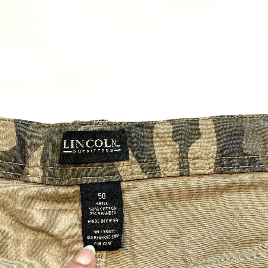 Vintage VINTAGE Lincoln Outfitters Camo Cargo Shorts Men 50 Stretch Relaxed Outdoor Hunt NEW Y2K Size US 34 / EU 50 - 6 Thumbnail