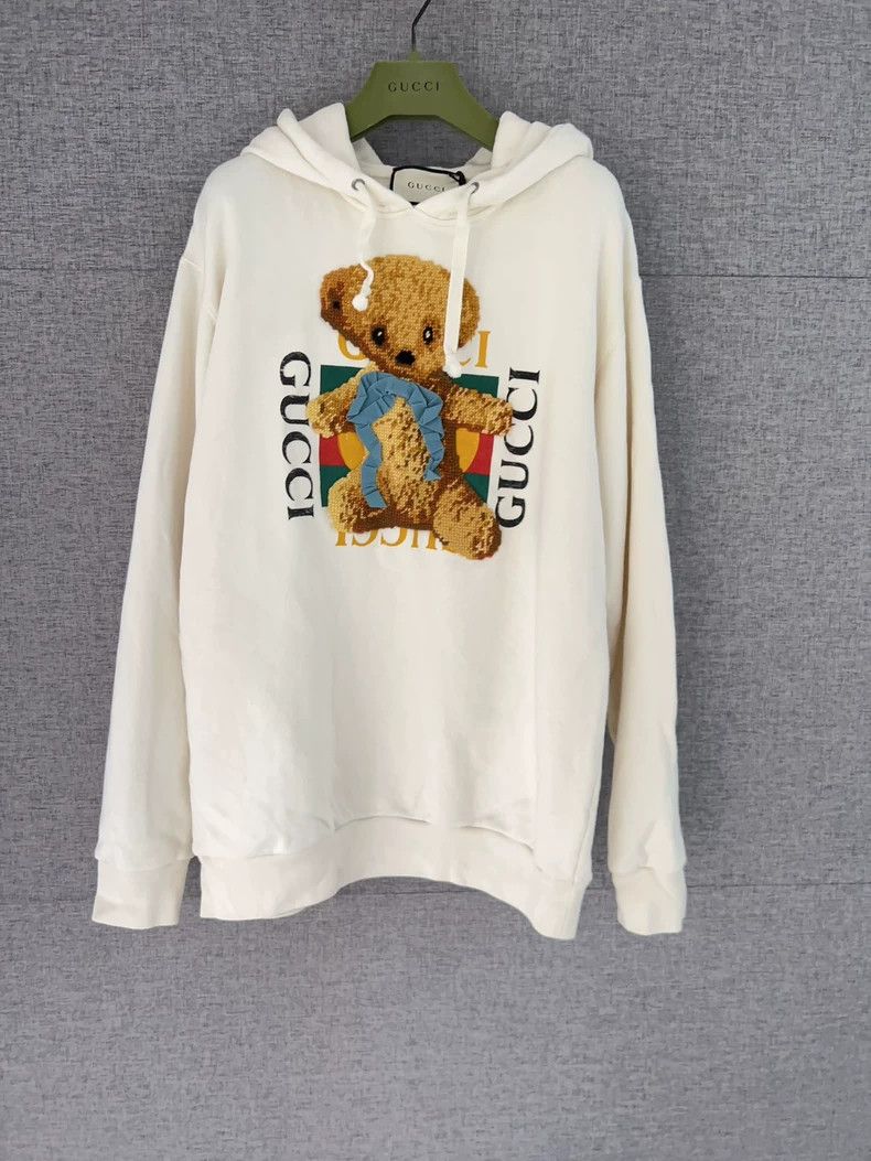 Gucci Gucci Popular letter logo teddy bear sweatshirt Size US M / EU 48-50 / 2 - 1 Thumbnail