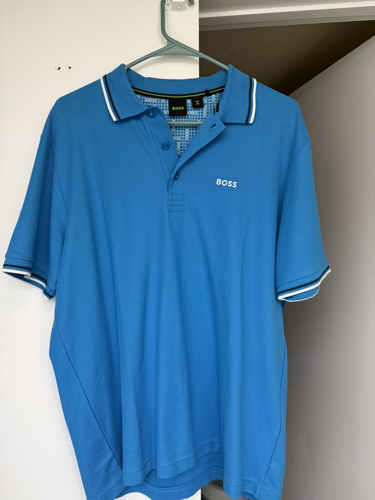 Hugo Boss Hugo Boss Polo Luxury Shirt Size US L / EU 52-54 / 3 - 1 Thumbnail