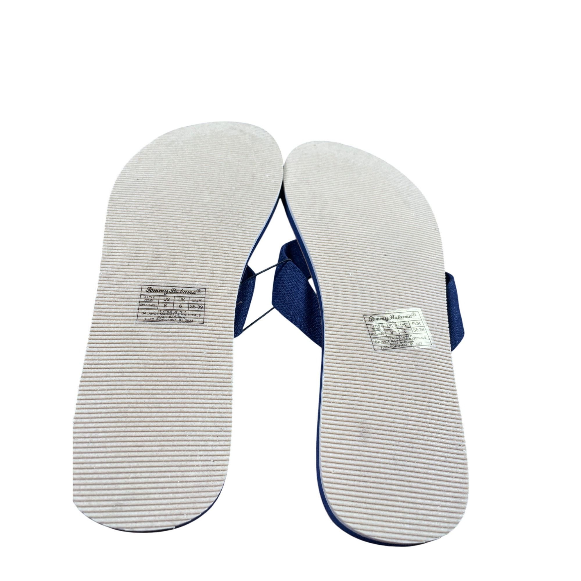 Tommy Bahama Tommy Bahama Womens Blue Slip-On Thong Sandals Size 8 SKU 85 Size US 8 / IT 38 - 10 Thumbnail