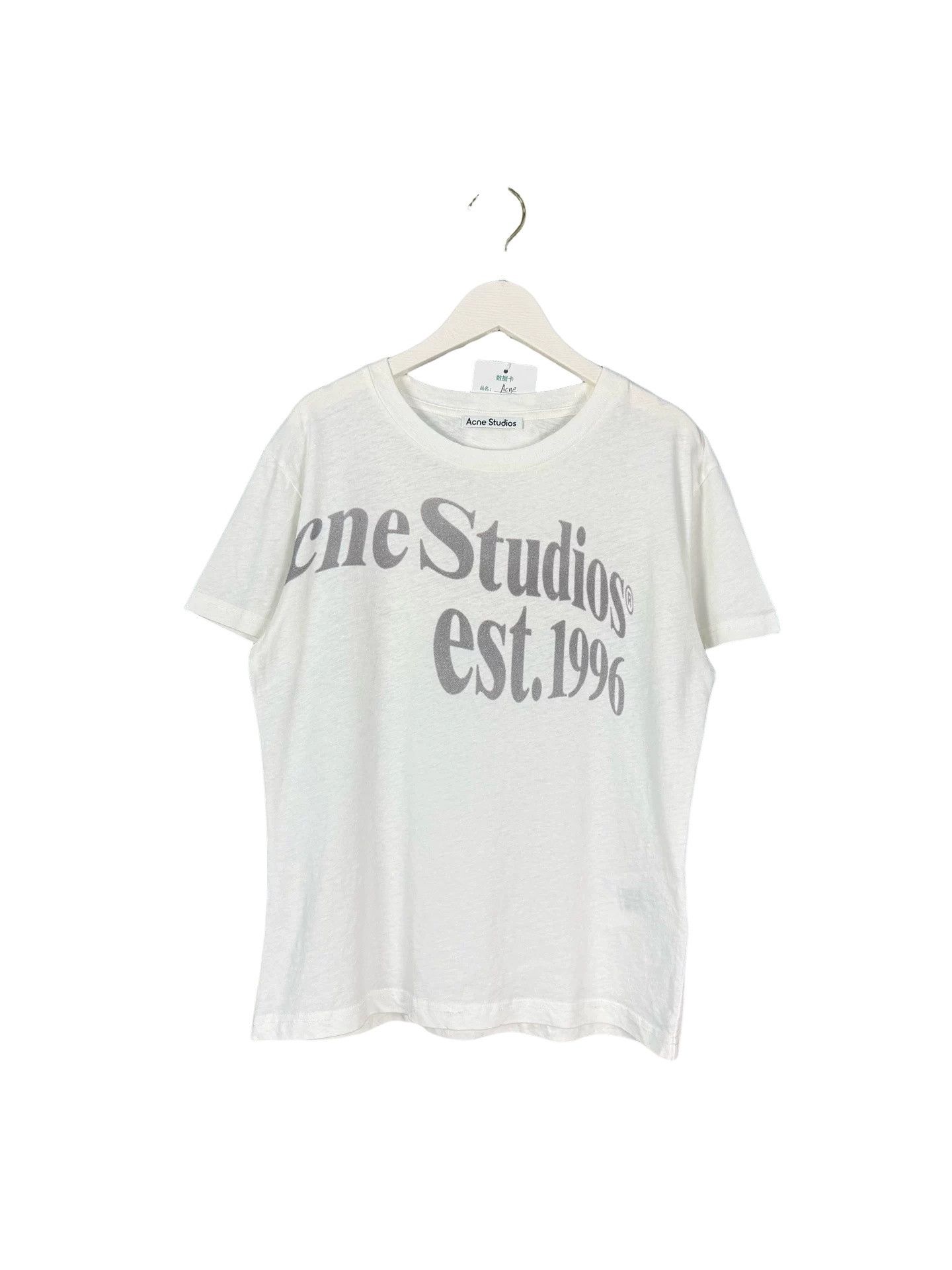 Acne Studios Acne Studios 1996 Logo T-Shirt Size M Size US M / EU 48-50 / 2 - 1 Thumbnail