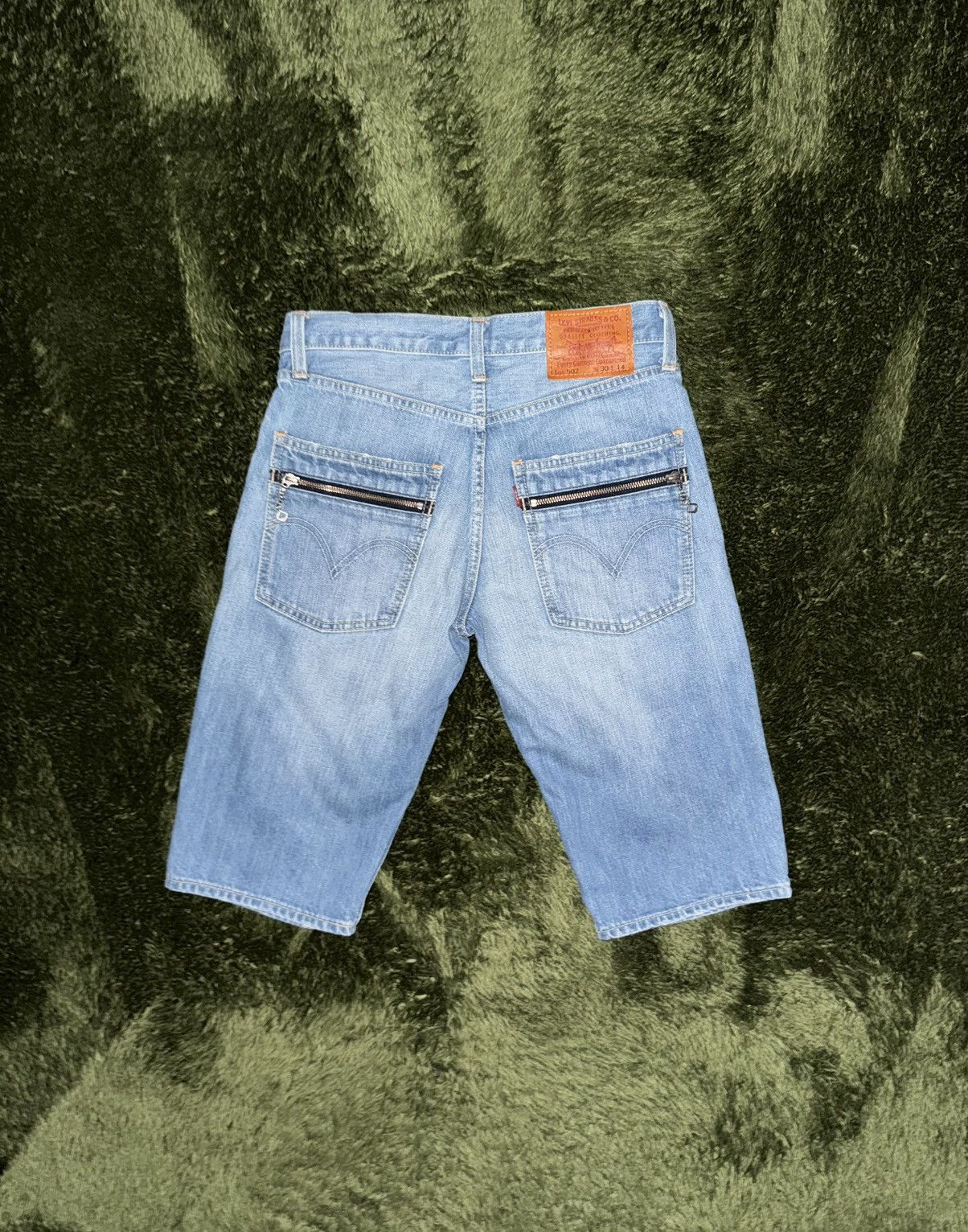 Levi's [30x14] Levi’s 502 Japan Release Zip Pocket Denim Shorts Size US 30 / EU 46 - 6 Thumbnail
