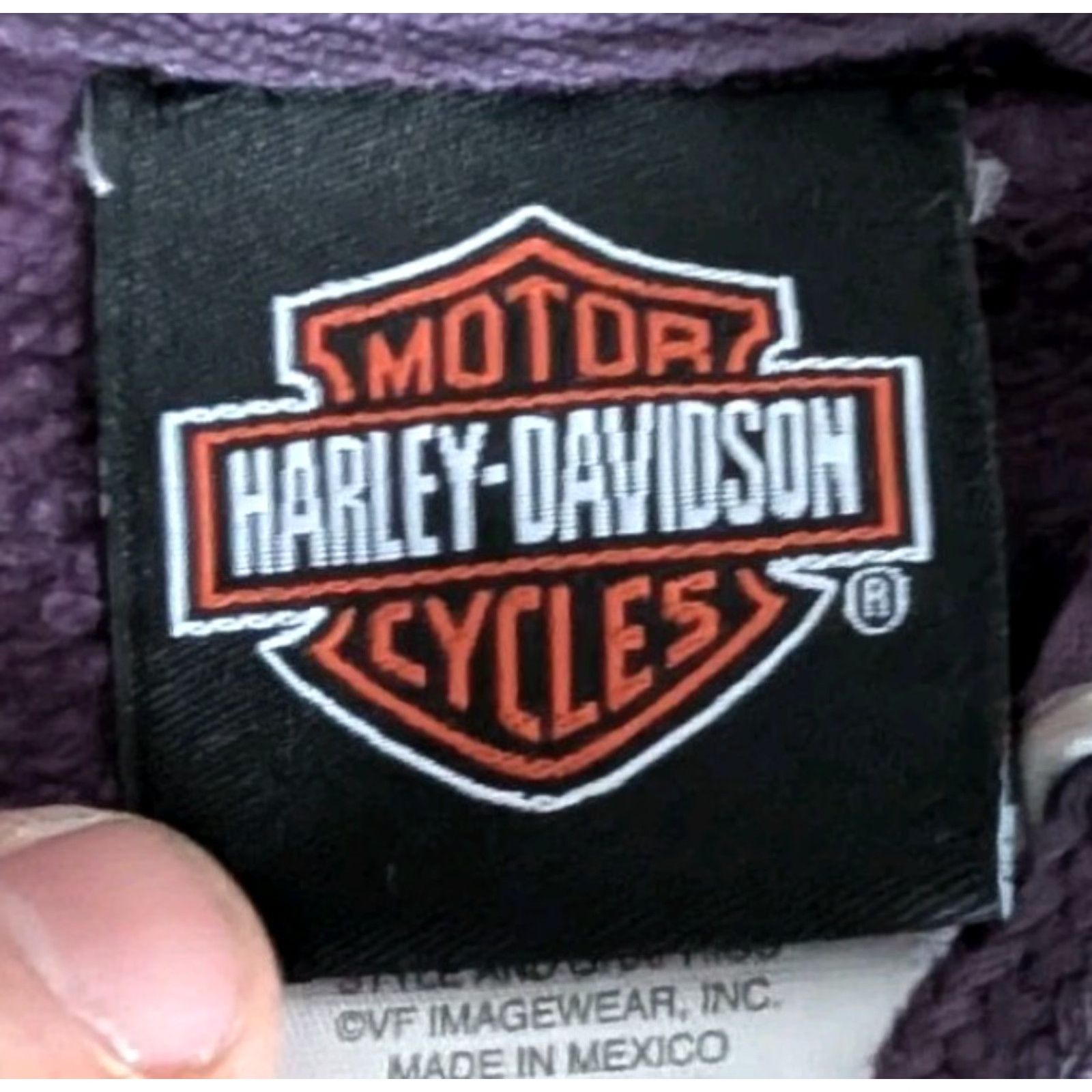 Harley Davidson Harley Davidson Official Women's Hoodie Purple Size M Xenia, Ohio Size M / US 6-8 / IT 42-44 - 7 Thumbnail