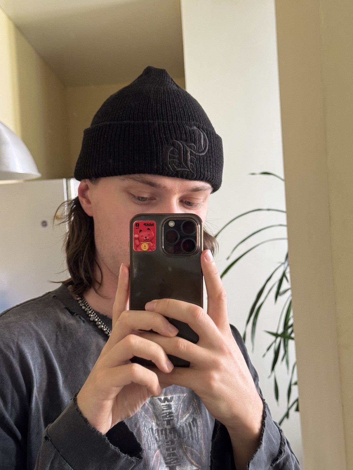Chrome Hearts Vintage Chrome Hearts CH Logo Woolen Beanie Size ONE SIZE - 5 Thumbnail