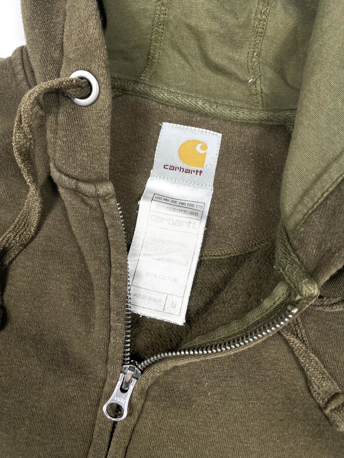 Carhartt × Vintage Carhartt Vintage Y2K Brown Zip Hoodie Size: M - L Size US M / EU 48-50 / 2 - 4 Thumbnail