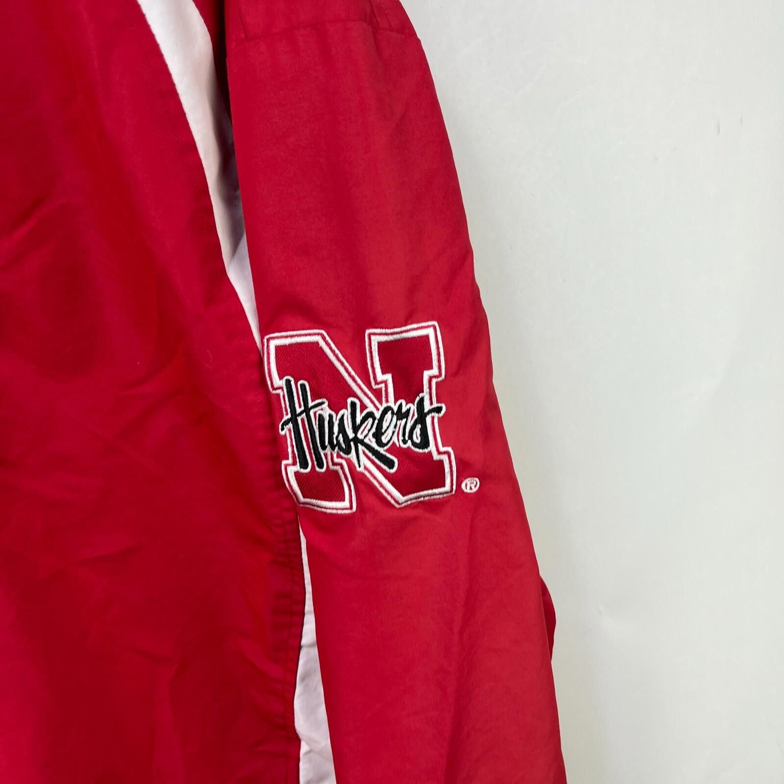 Other Vintage Nebraska Cornhuskers Pullover Windbreaker Jacket XL Size ONE SIZE - 3 Thumbnail