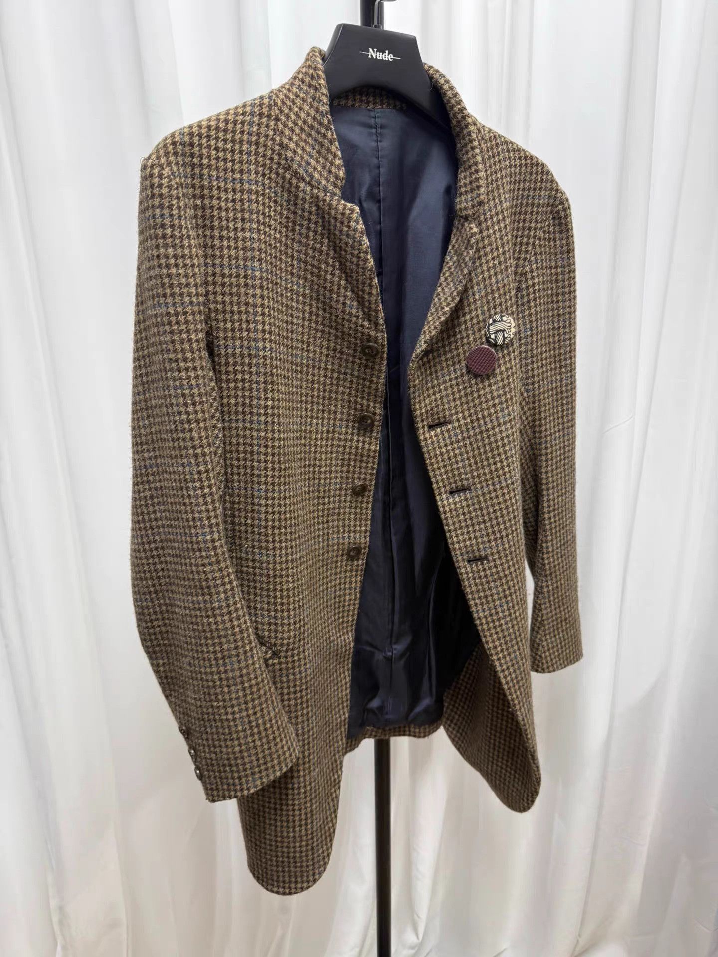 Christopher Nemeth nemeth Houndstooth Wool Slim Fit Jacket K20 Size US S / EU 44-46 / 1 - 9 Thumbnail
