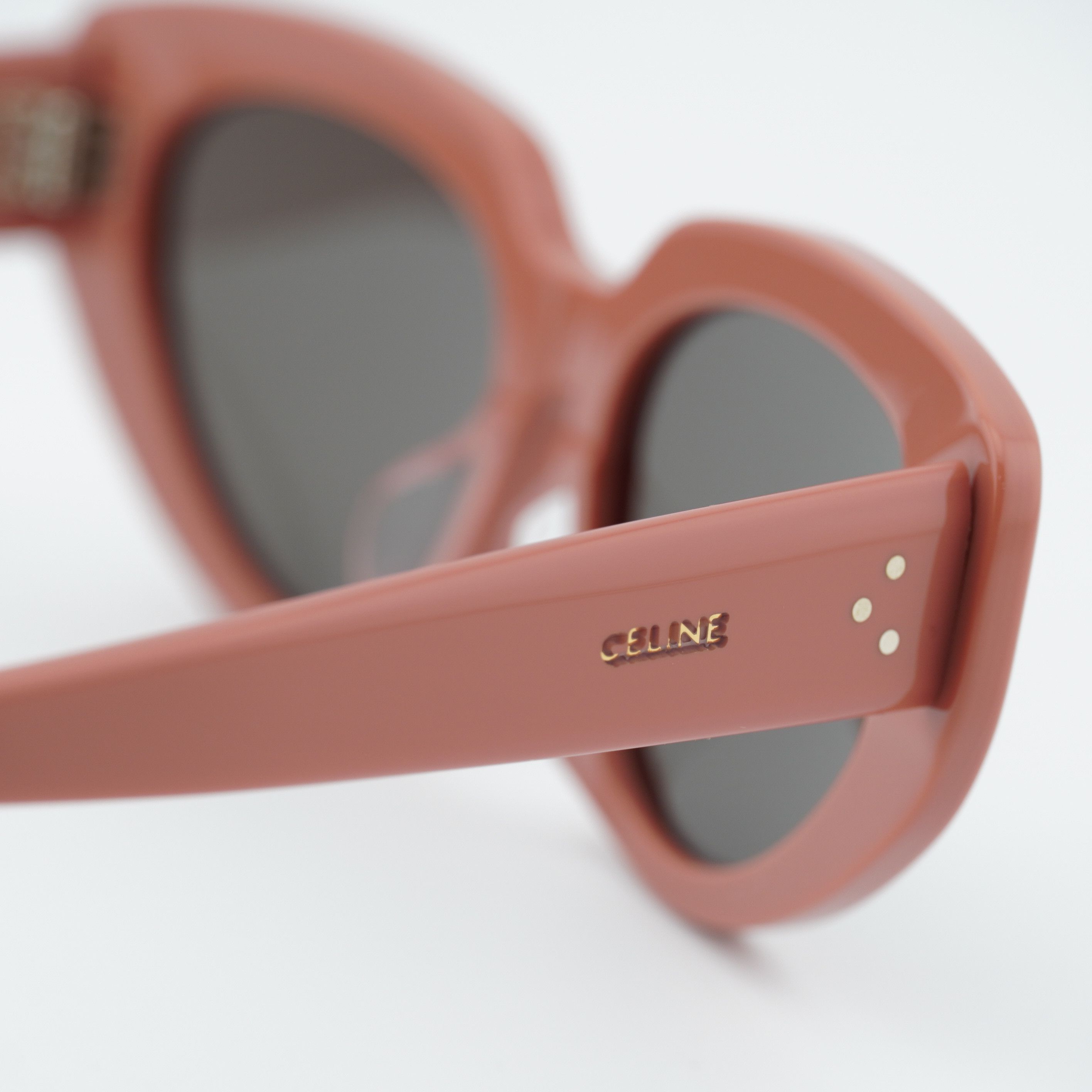 Celine Celine CL40286F 72A Sunglasses Pink Cat Eye Frame Size ONE SIZE - 4 Thumbnail