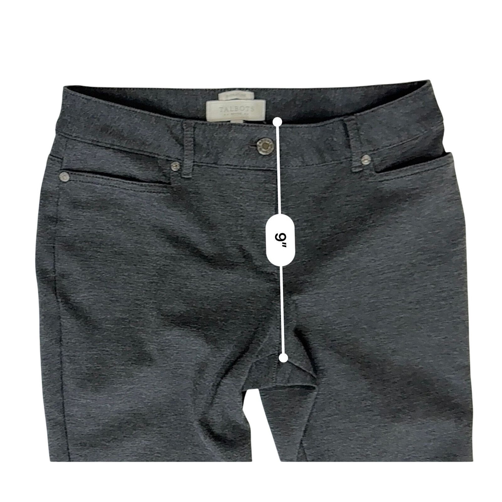 Other Talbots Signature Petites Stretch Pants 6P Gray Normcore Size 28" / US 6 / IT 42 - 5 Thumbnail