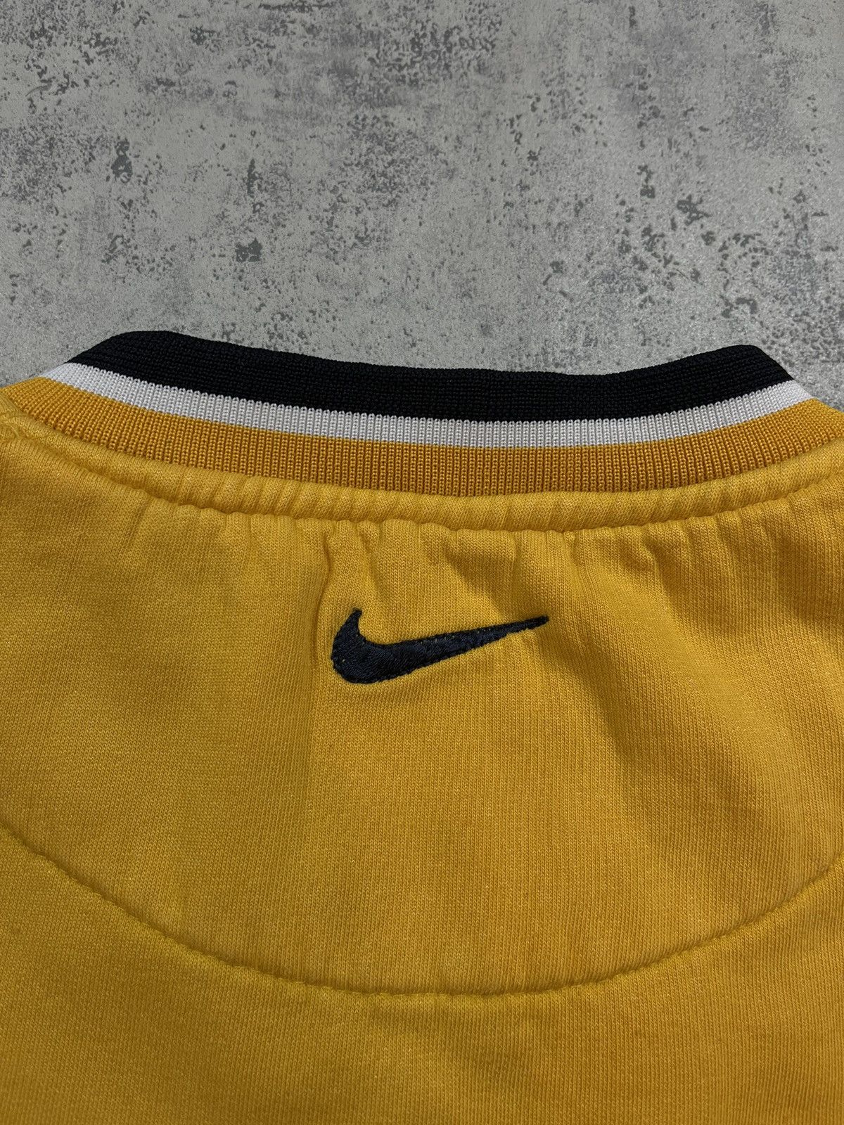 Nike × Vintage 90’s NIKE SWOOSH LOGO RETRO RARE V-NECK SWEATSHIRT Size US XXL / EU 58 / 5 - 8 Thumbnail