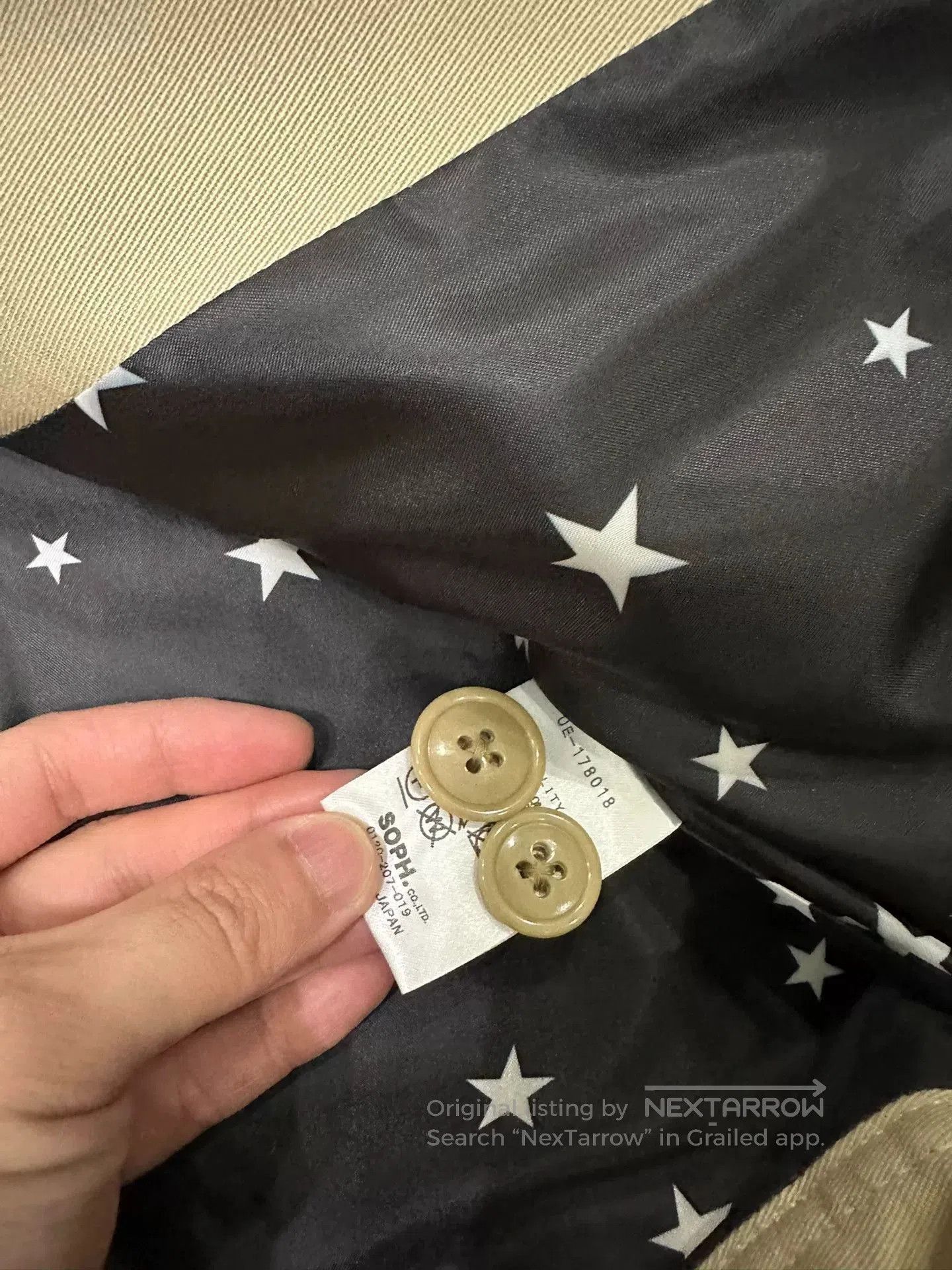 uniform experiment UNIFORM EXPERIMENT Fragment Trucker Jacket. Size US L / EU 52-54 / 3 - 5 Thumbnail