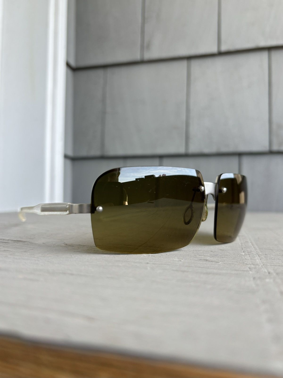 Prada × Vintage S/S 2000 Prada Sunglasses SPR 73A Rimless Vintage Prada Y2K Size ONE SIZE - 3 Thumbnail