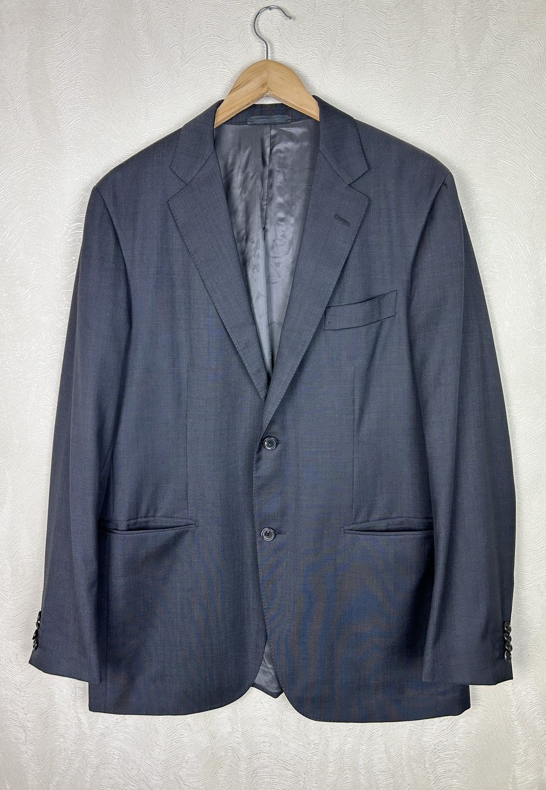 Caruso Raffaele Caruso Wool Grey Blazer Jacket Size EU54 US44 Size 44R - 1 Thumbnail