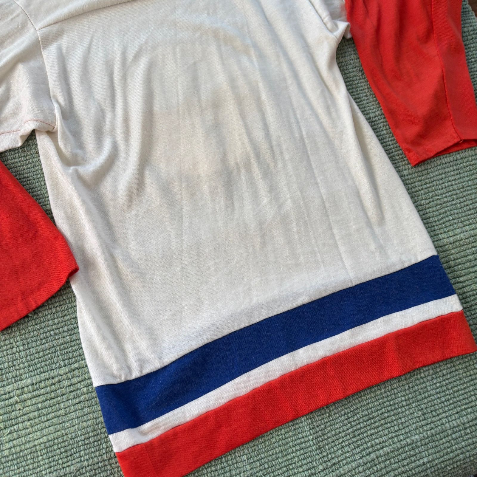 NHL × Vintage Vintage 1970s NY Islanders Durene Hockey Jersey Shirt Sz M/L Size US M / EU 48-50 / 2 - 13 Thumbnail