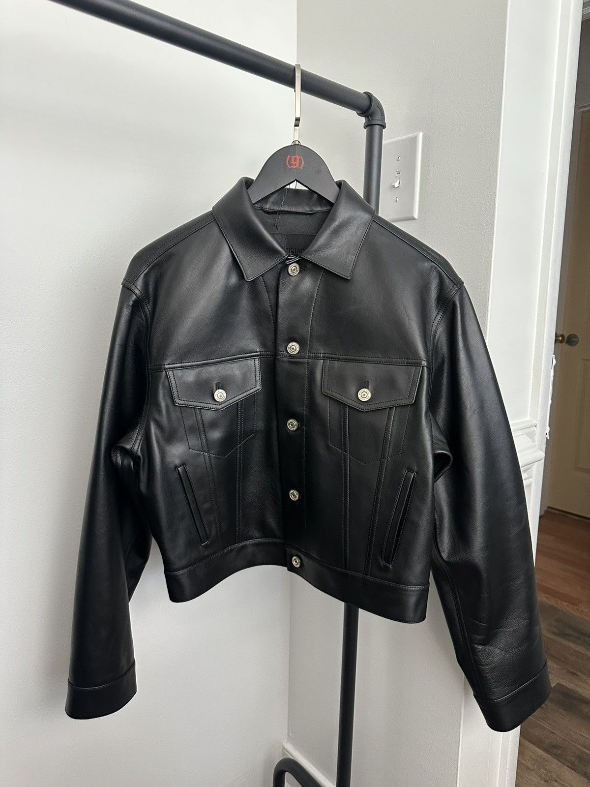 Balenciaga Balenciaga Leather Jacket Size US S / EU 44-46 / 1 - 1 Thumbnail