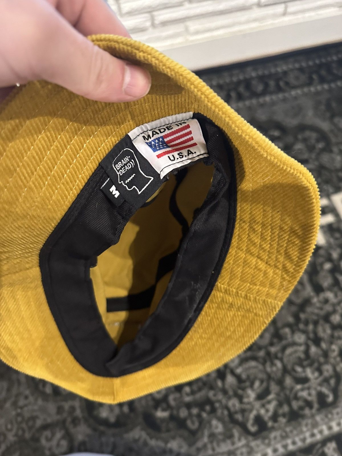 Brain Dead Brain dead corduroy bucket hat Size ONE SIZE - 3 Thumbnail