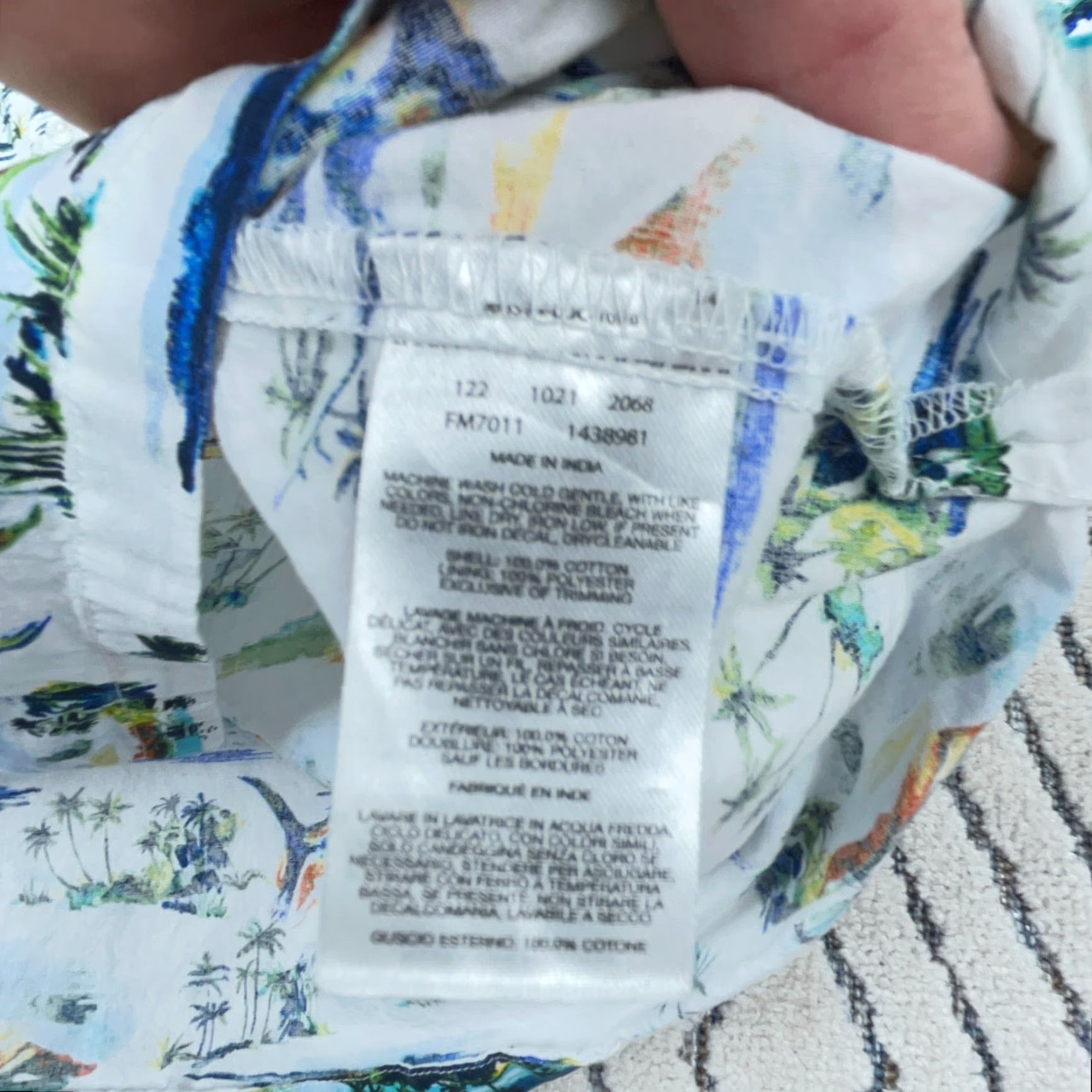 Vintage Columbia Shirt Men Large White Button-Up Hawaiian Beach Island Marlin Fish Size US L / EU 52-54 / 3 - 5 Thumbnail