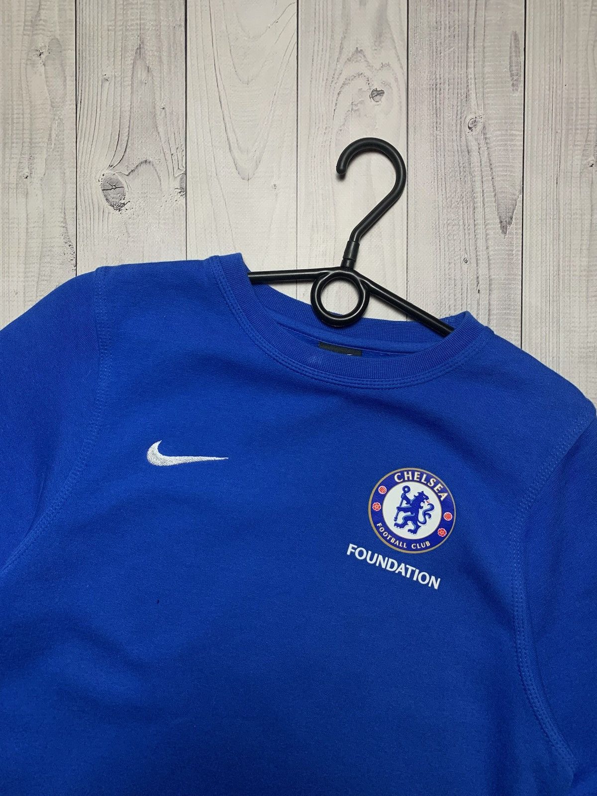 Chelsea Soccer × Nike Vintage Nike Chelsea soccer sweatshirt logo blue Size US S / EU 44-46 / 1 - 2 Thumbnail