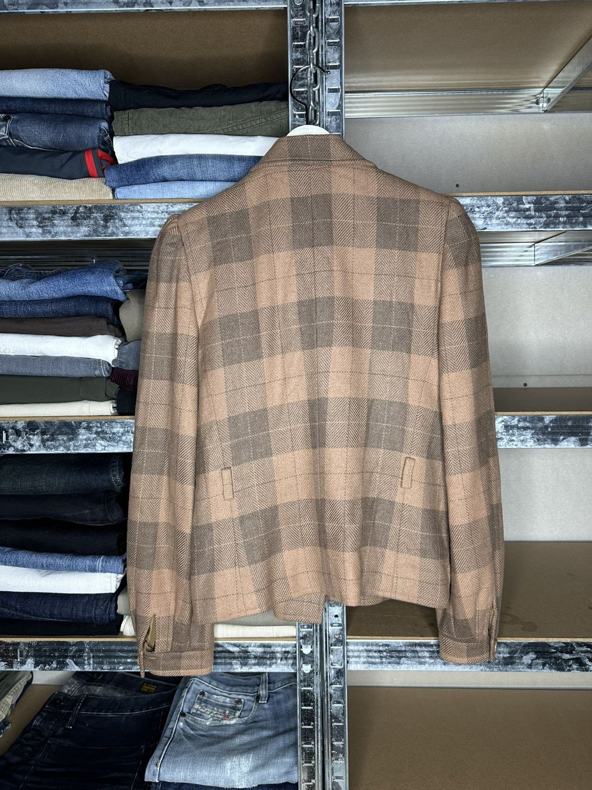 Jean-Louis Scherrer Scherrer Boutique Paris Plaid Wool Jacket Size 36 Size XS / US 0-2 / IT 36-38 - 2 Thumbnail