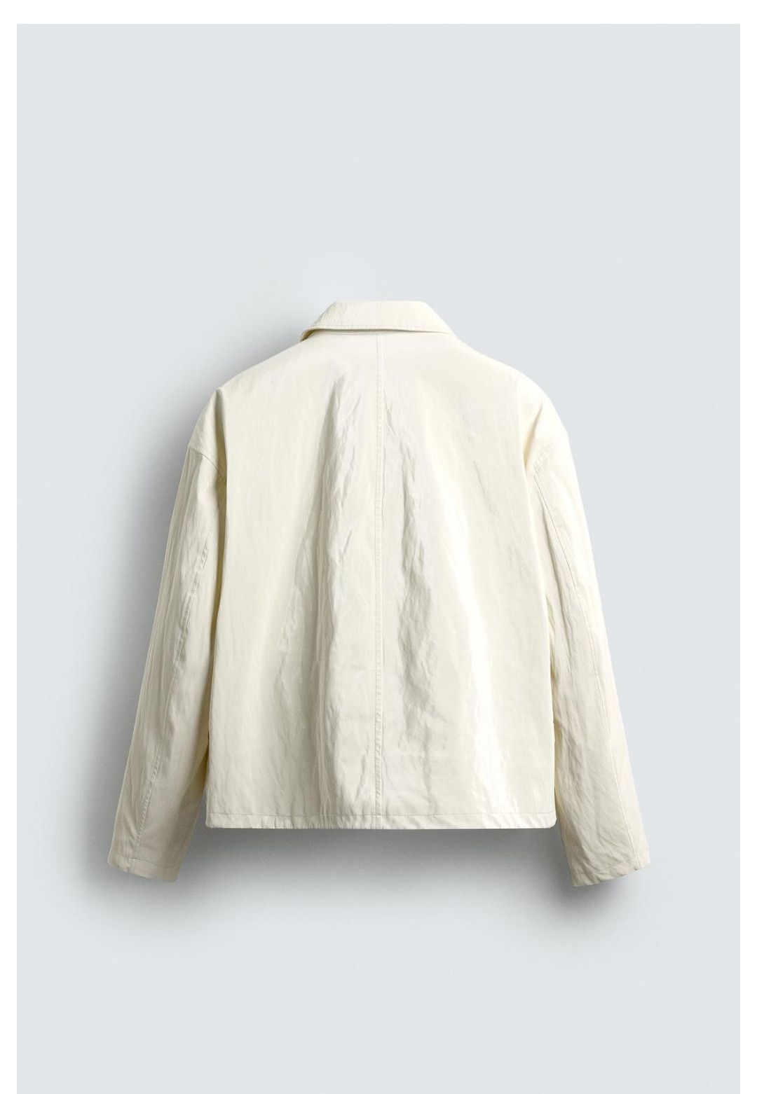 Zara Zara relaxed fit jacket, shinny finish size M Brand new Size US M / EU 48-50 / 2 - 4 Thumbnail