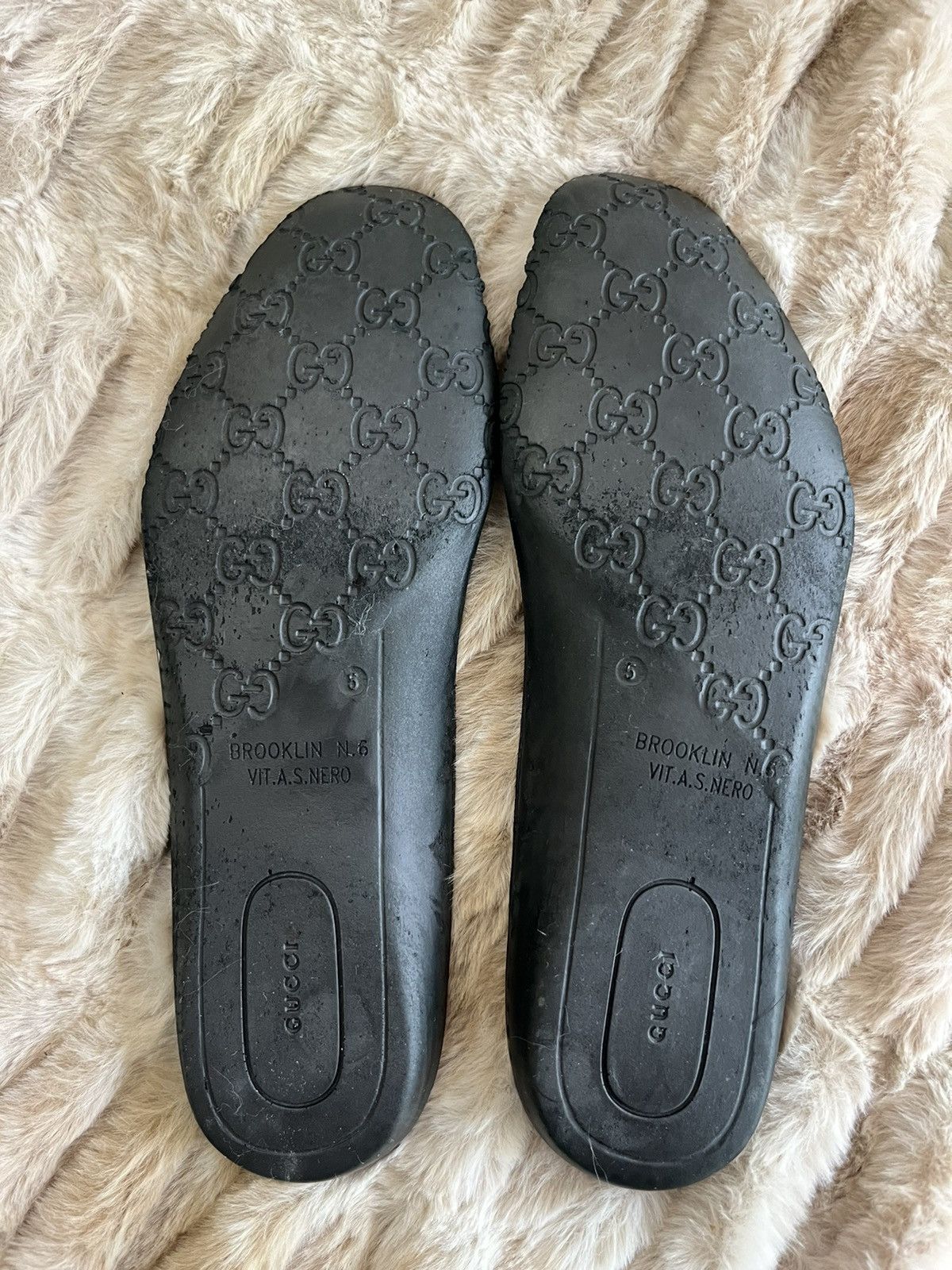 Gucci Gucci Ace Sneakers Supreme GG Monogram Web Black and Gray Size US 7 / EU 40 - 9 Thumbnail
