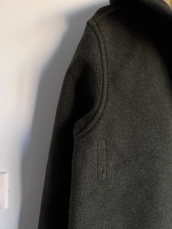 Stone Island Stone Island Panno Jacquard Wool Long Coat Green Jacket Size US S / EU 44-46 / 1 - 14 Thumbnail