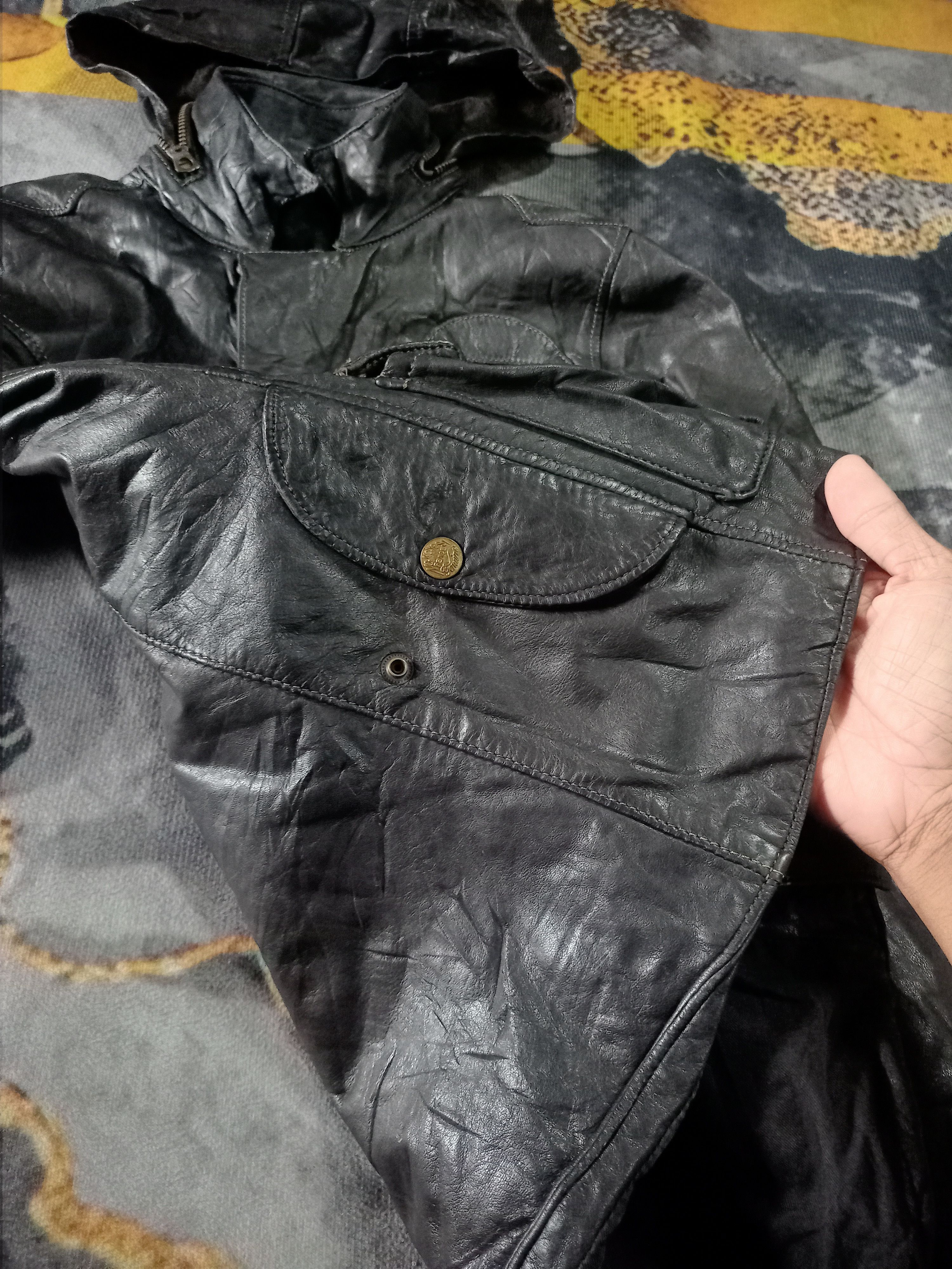 Japanese Brand No, No, Yes! Leather Jacket Size US XS / EU 42 / 0 - 6 Thumbnail