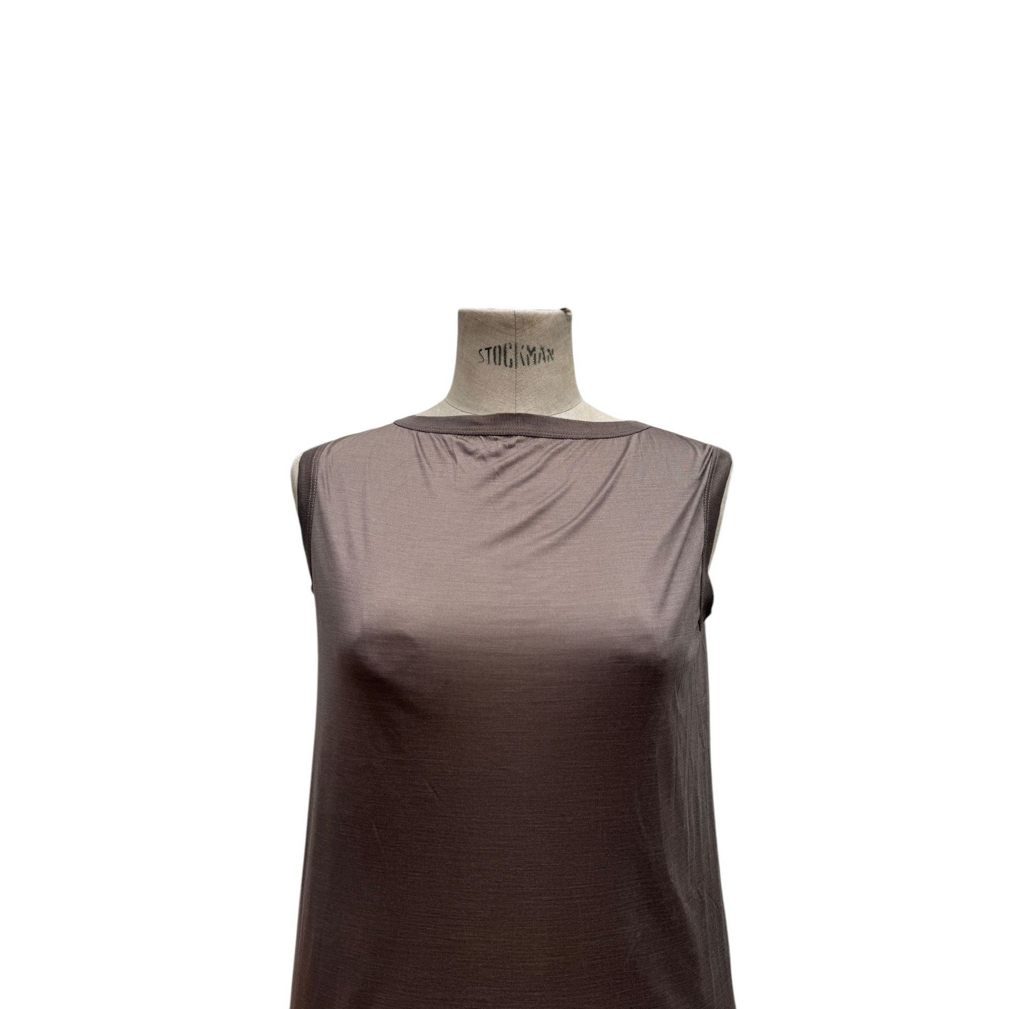 Rick Owens SS 2012 Naska Silk Dust Color Tank top Size M / US 6-8 / IT 42-44 - 3 Thumbnail