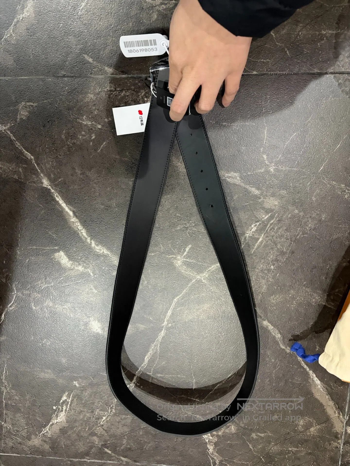 LVC LV Men's Leather Belt. Size ONE SIZE - 2 Thumbnail