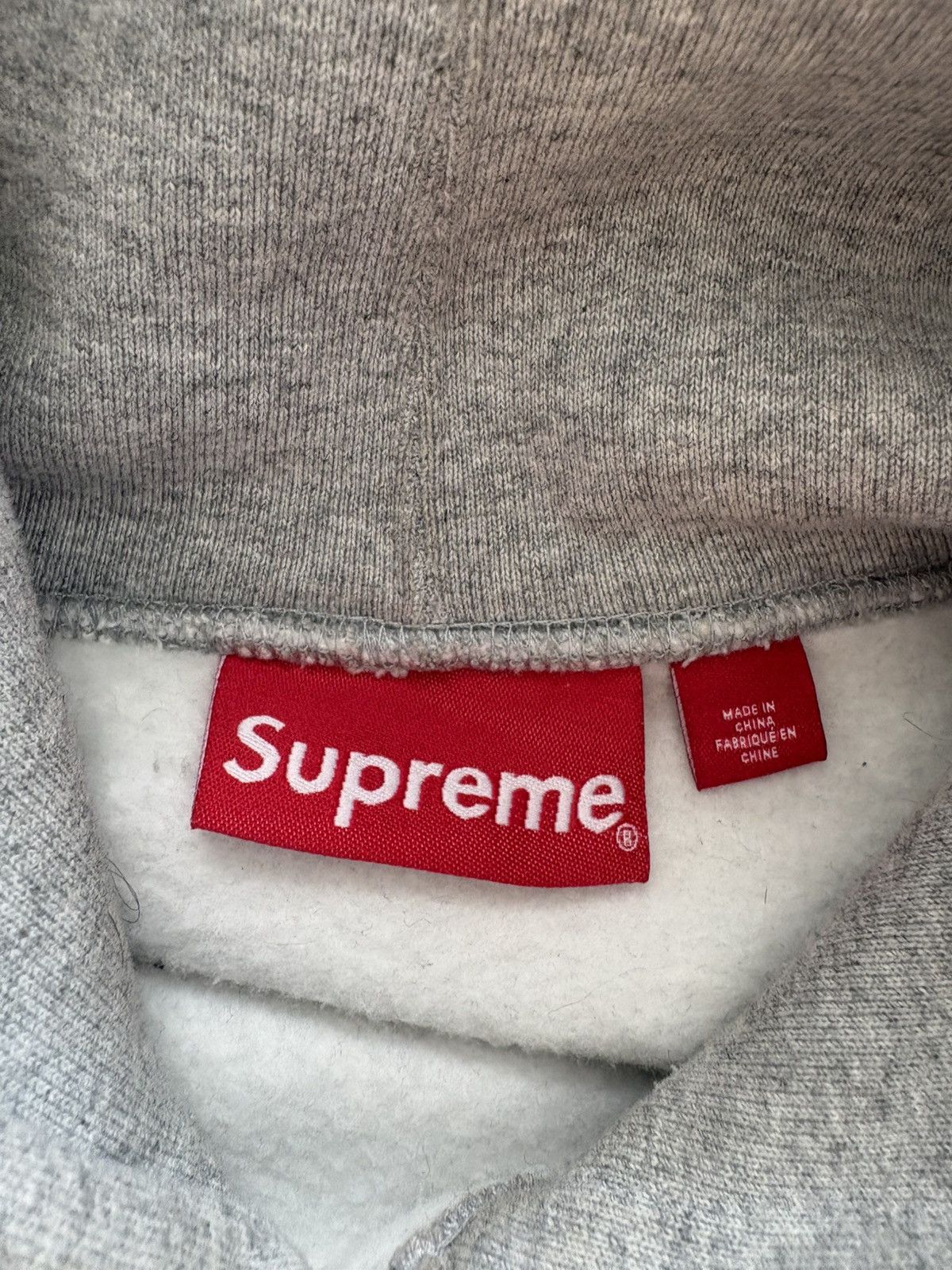 Supreme Gray Supreme Hoodie Multicolor Logo Size US L / EU 52-54 / 3 - 4 Thumbnail