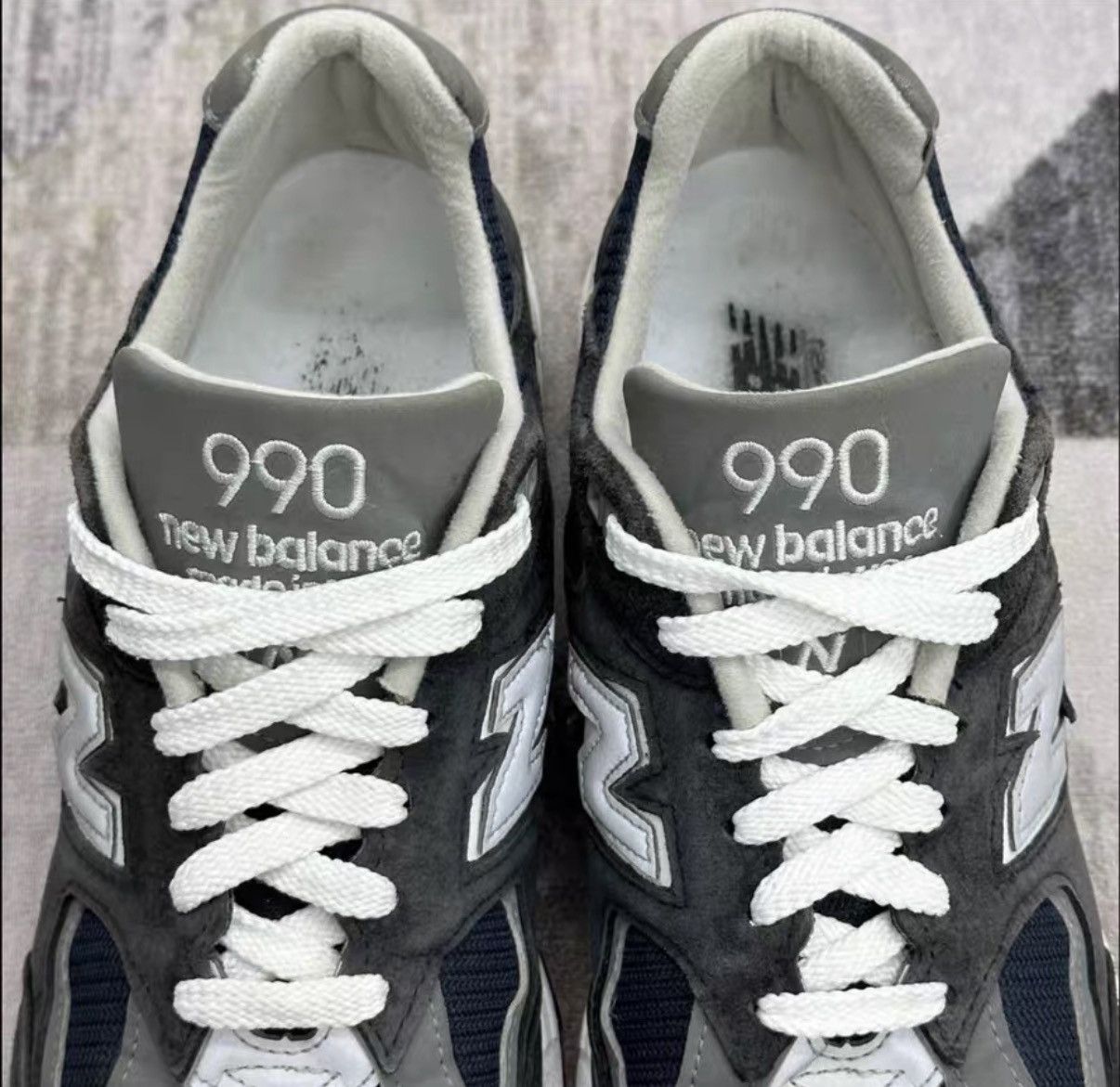 New Balance New Balance 990NV2 Blue American-Made Retro Shoes J40 Size US 9.5 / EU 42-43 - 3 Thumbnail