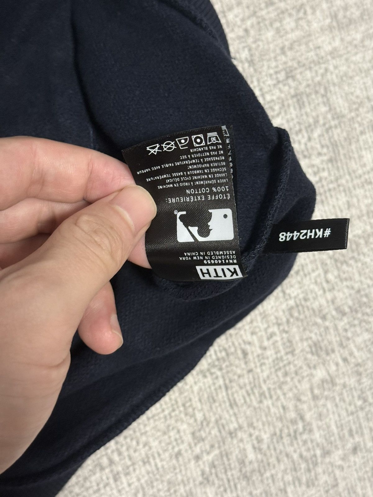 Kith × New York Yankees Kith for Major league baseball yankees box logo hoodie navy Size US M / EU 48-50 / 2 - 8 Thumbnail