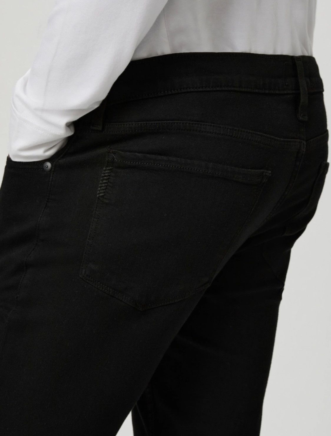 Paige Transcend Lennox 32” Slim Jean ‘Black Shadow’ Size US 32 / EU 48 - 5 Thumbnail