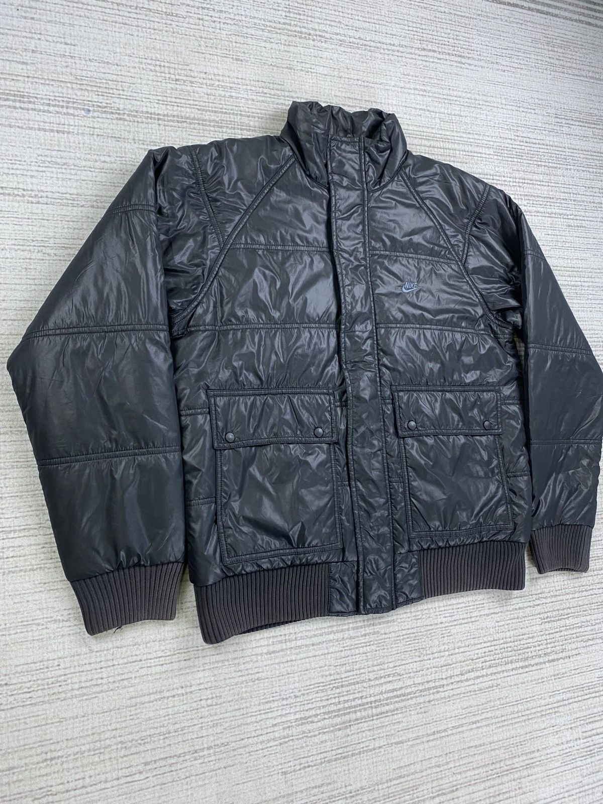 Nike × Vintage Vintage Nike Double Pocket Puffer Down Jacket Size US M / EU 48-50 / 2 - 3 Thumbnail