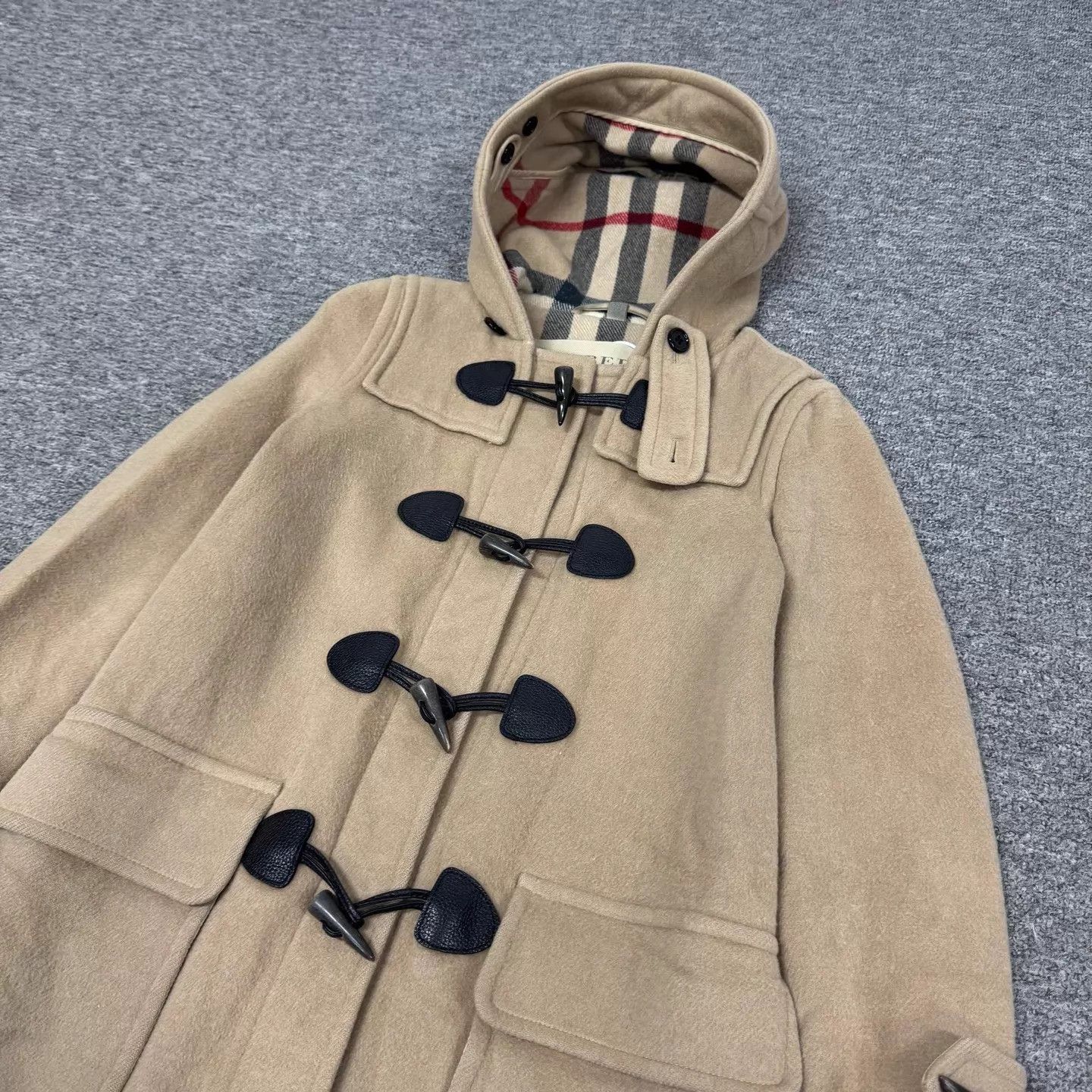 Burberry Burberry Camel Button Wool Coat UK4 99 New Size XS / US 0-2 / IT 36-38 - 4 Thumbnail