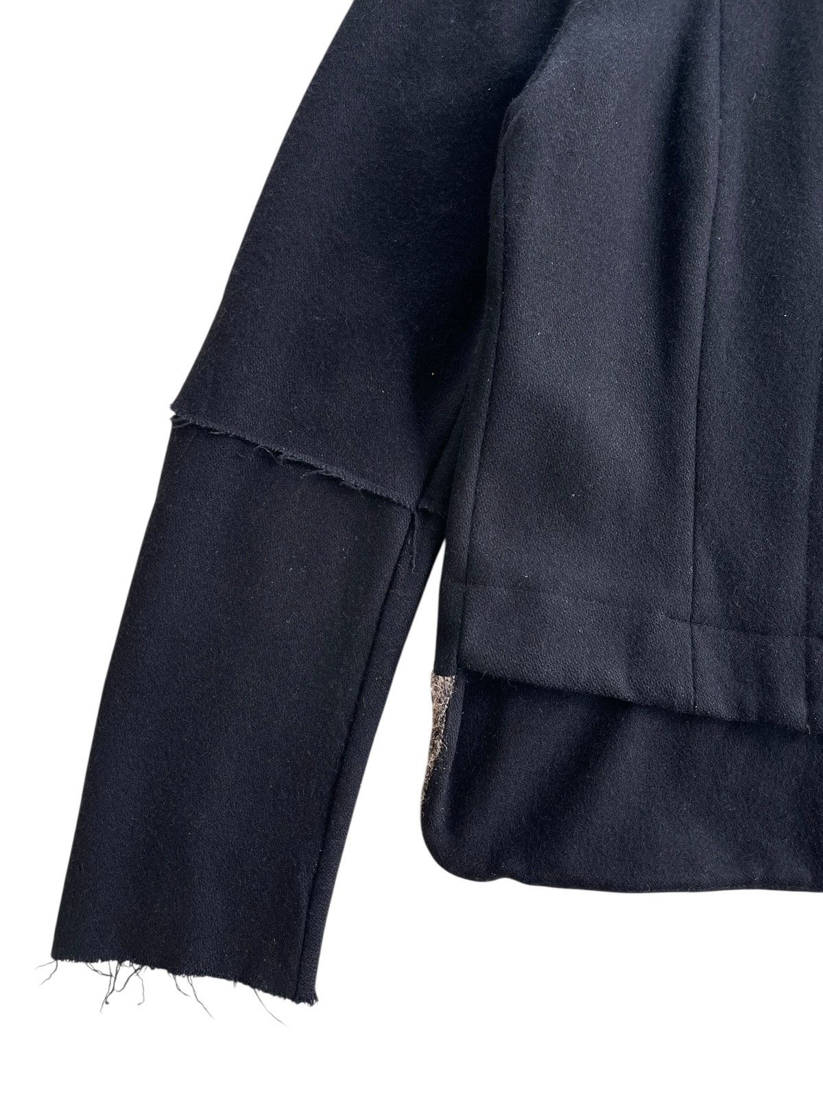 Preen by Thornton Bregrazzi Preen Wool Asymmetrical Reconstruct Jacket UK Size US S / EU 44-46 / 1 - 8 Thumbnail