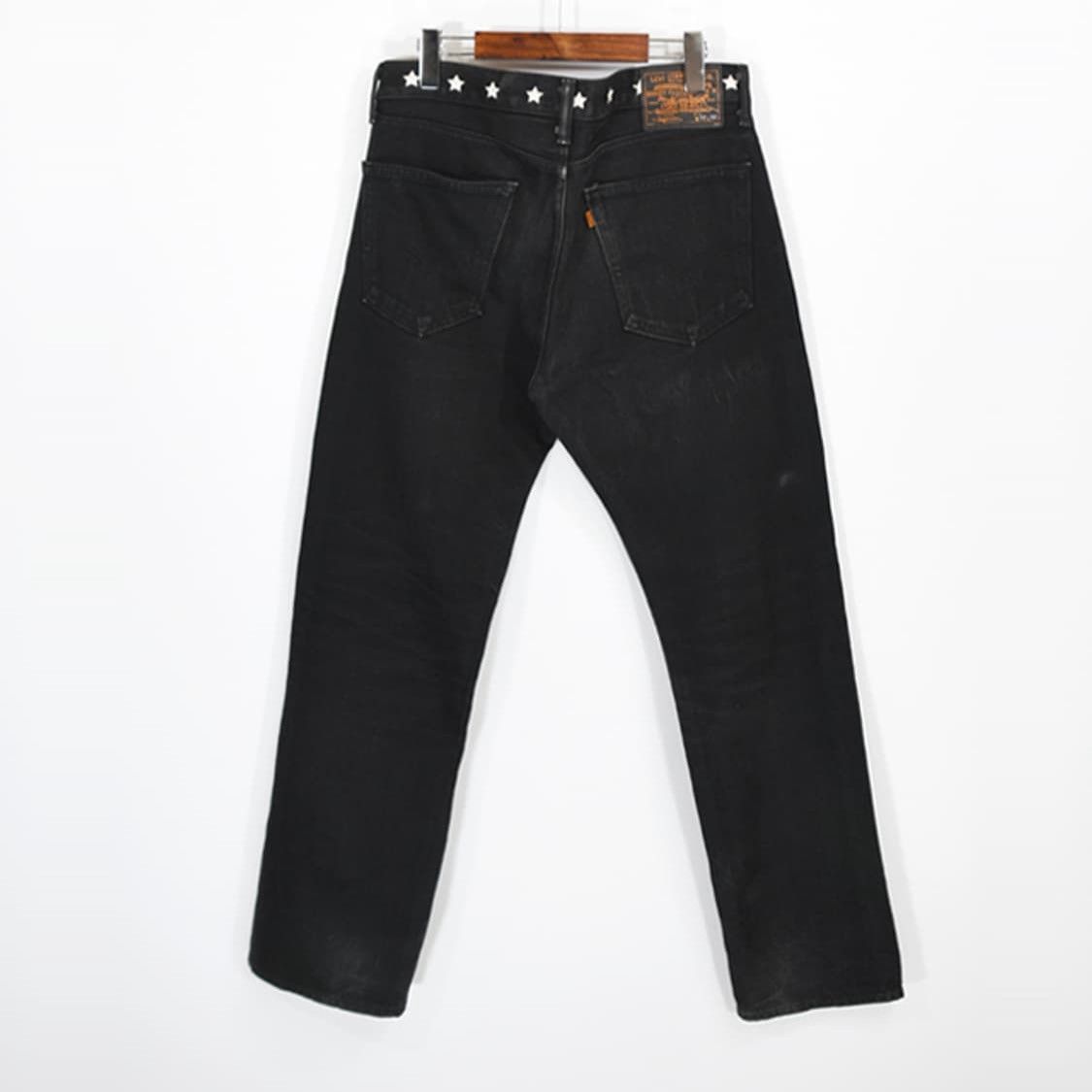 Levi's × Supreme Supreme x Levi’s Star Black Denim Pants Size US 32 / EU 48 - 2 Thumbnail